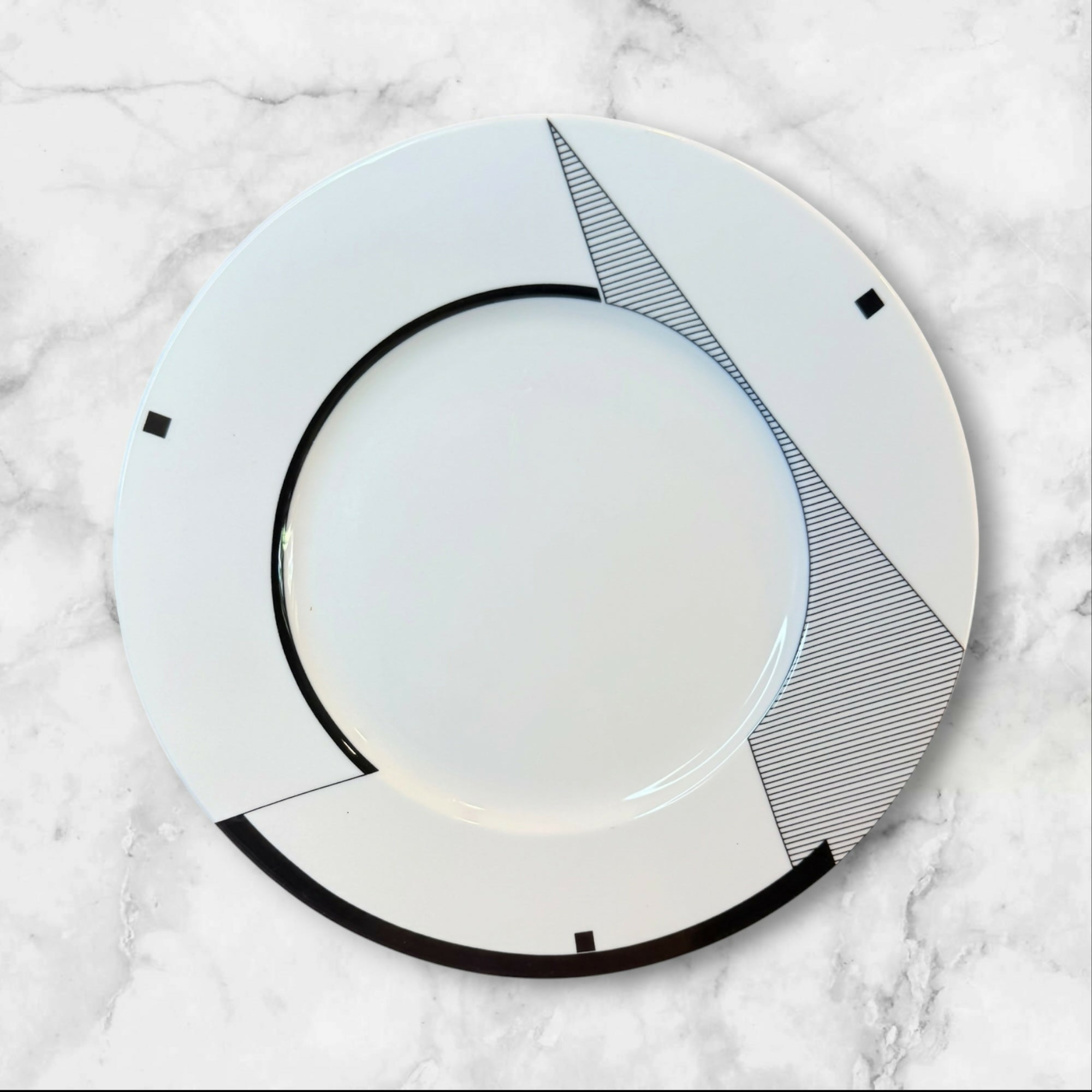 Christopher Stuart Angles Salad Plates Set of 4 Fine China | Excellent Condition