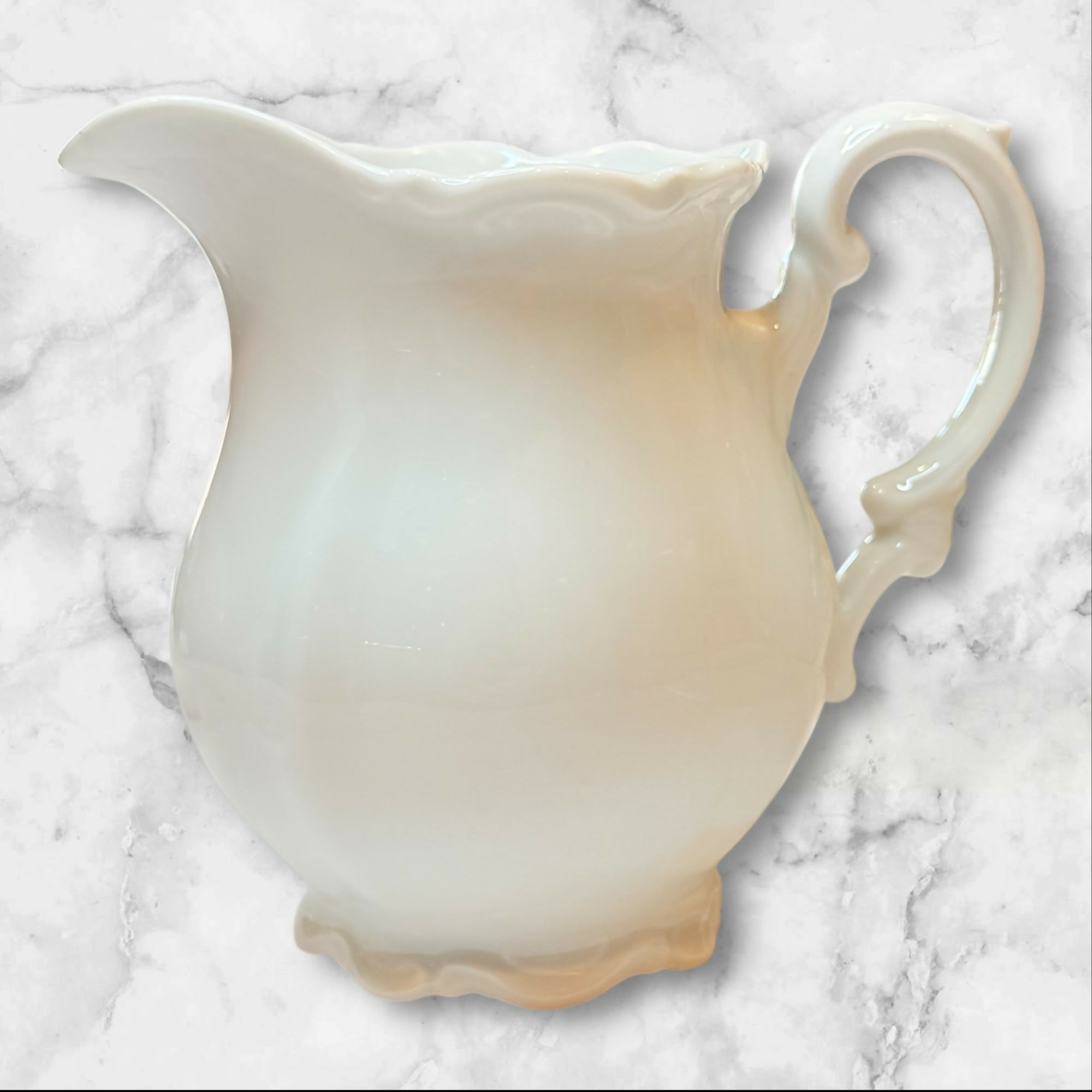 Mitterteich Baroque White Creamer | Discontinued | Excellent Condition