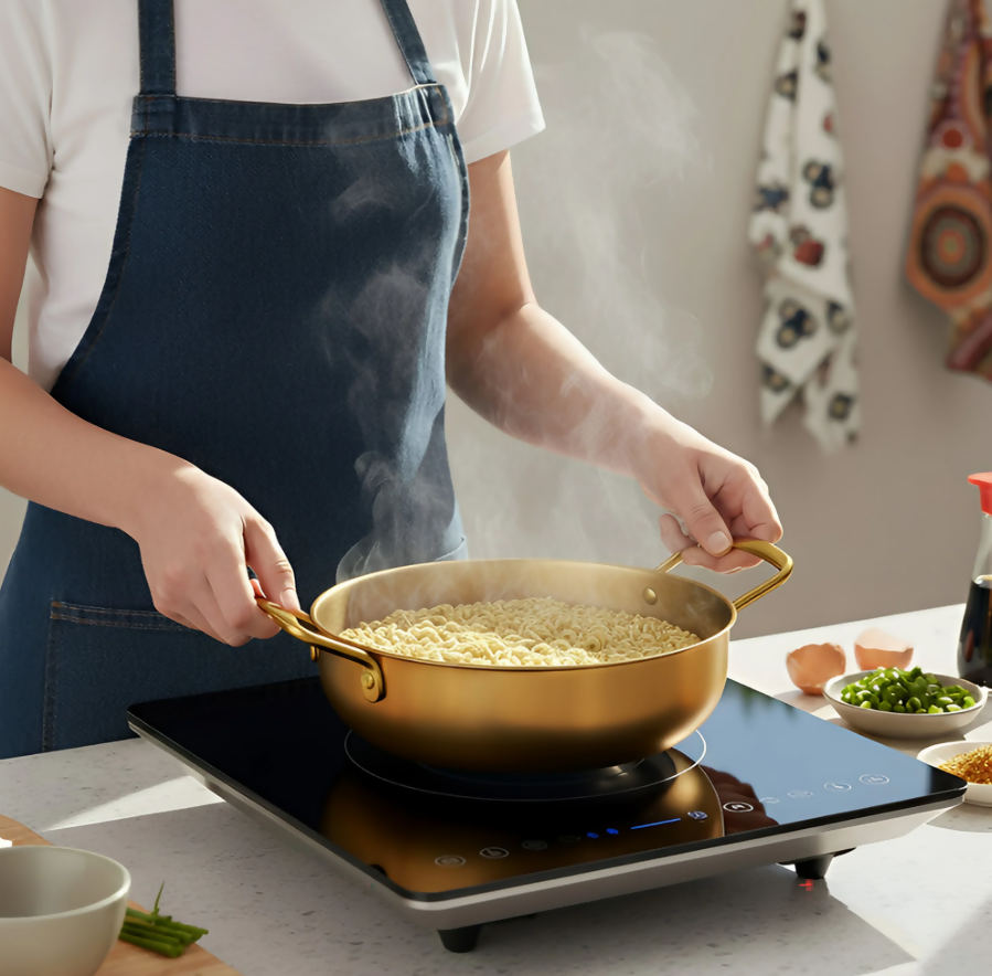 Anygleam Stock Pot Rainbow no.3-S Stainless Steel HotPot Without Lid Single-Layer Cooking Soup Noodle Sea Food Home Kitchen Restaurant Tools