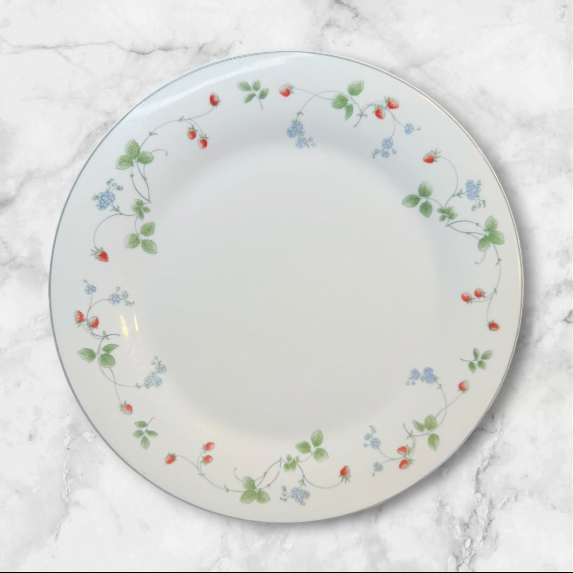 Royal Doulton Strawberry Fayre Pink Dinner Plates | Set of 4 | Excellent