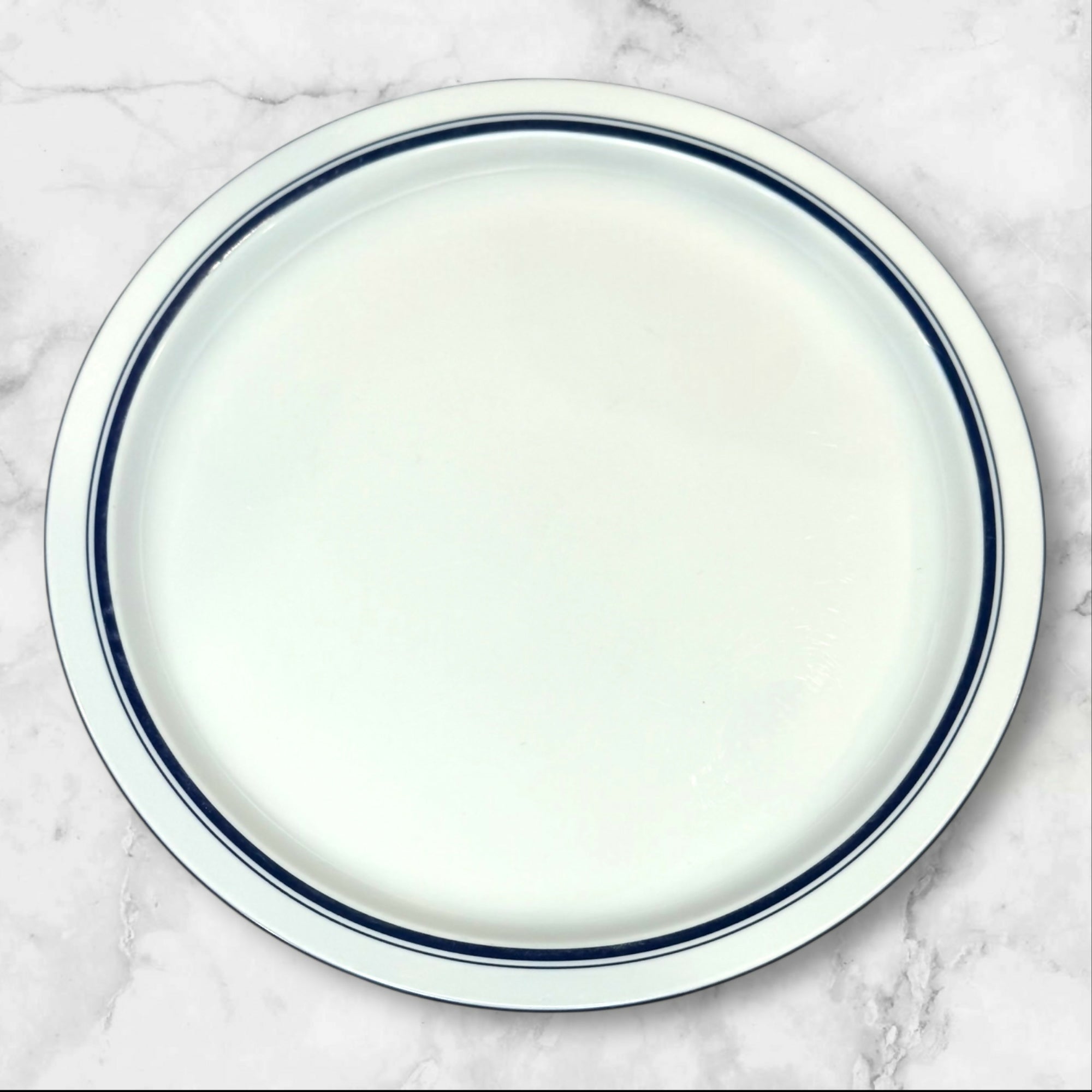 Dansk Bistro Blue Rim Dinner Plates | Set of 2 | Great Condition