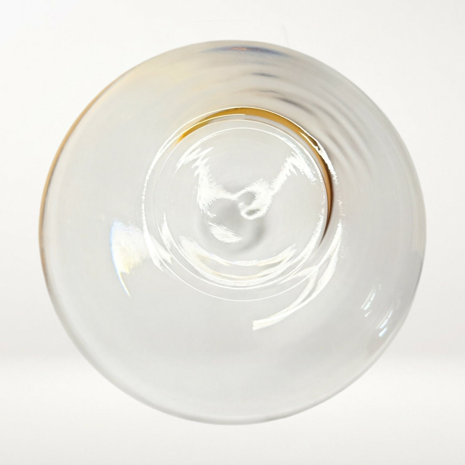 Mikasa Serenity Gold Rim Glass Bowls | Set of 2 | Elegant Serveware | Excellent Condition