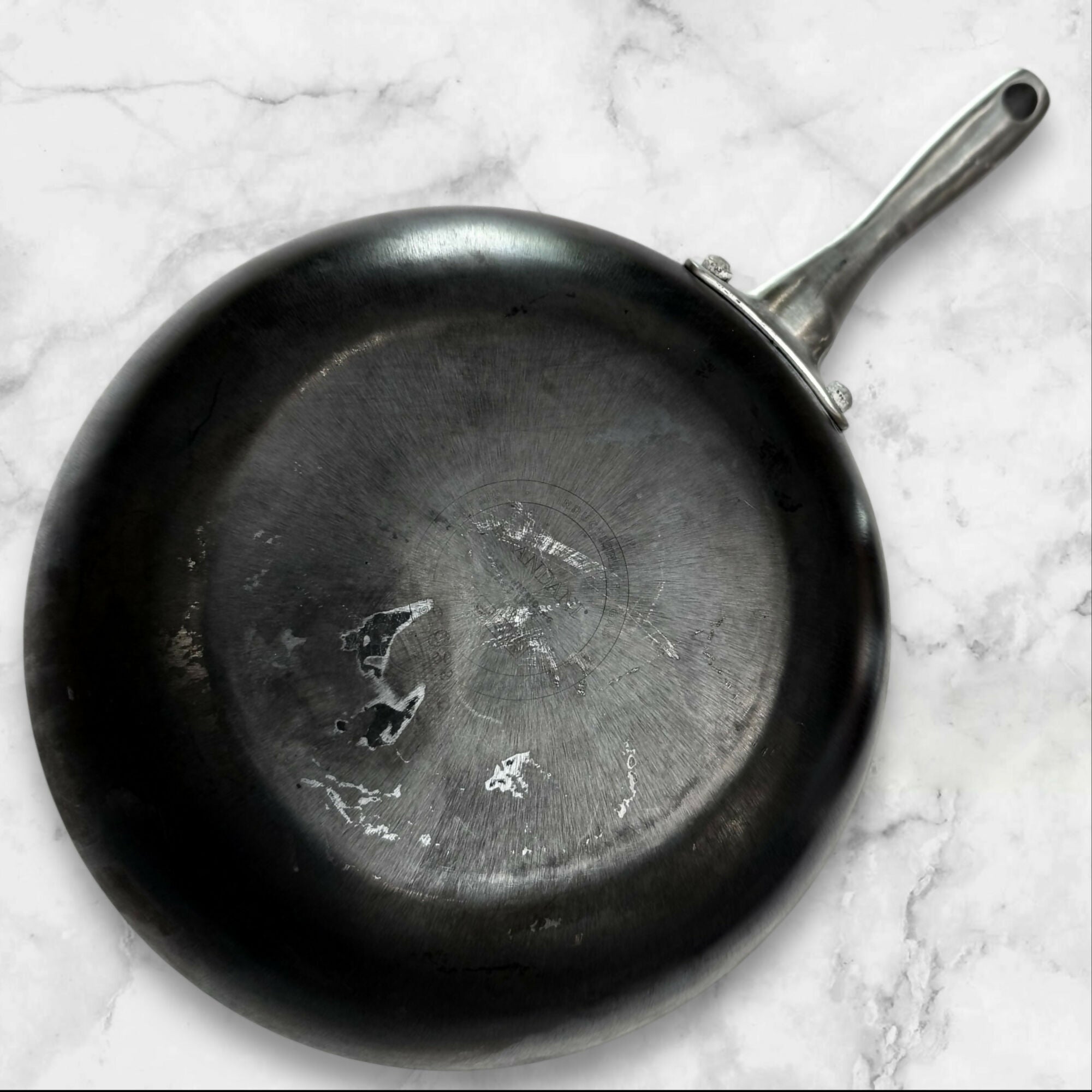 Brandani Hard Nitriding 10.3” Cast Iron Fry Pan | Good Condition | Steel Handle