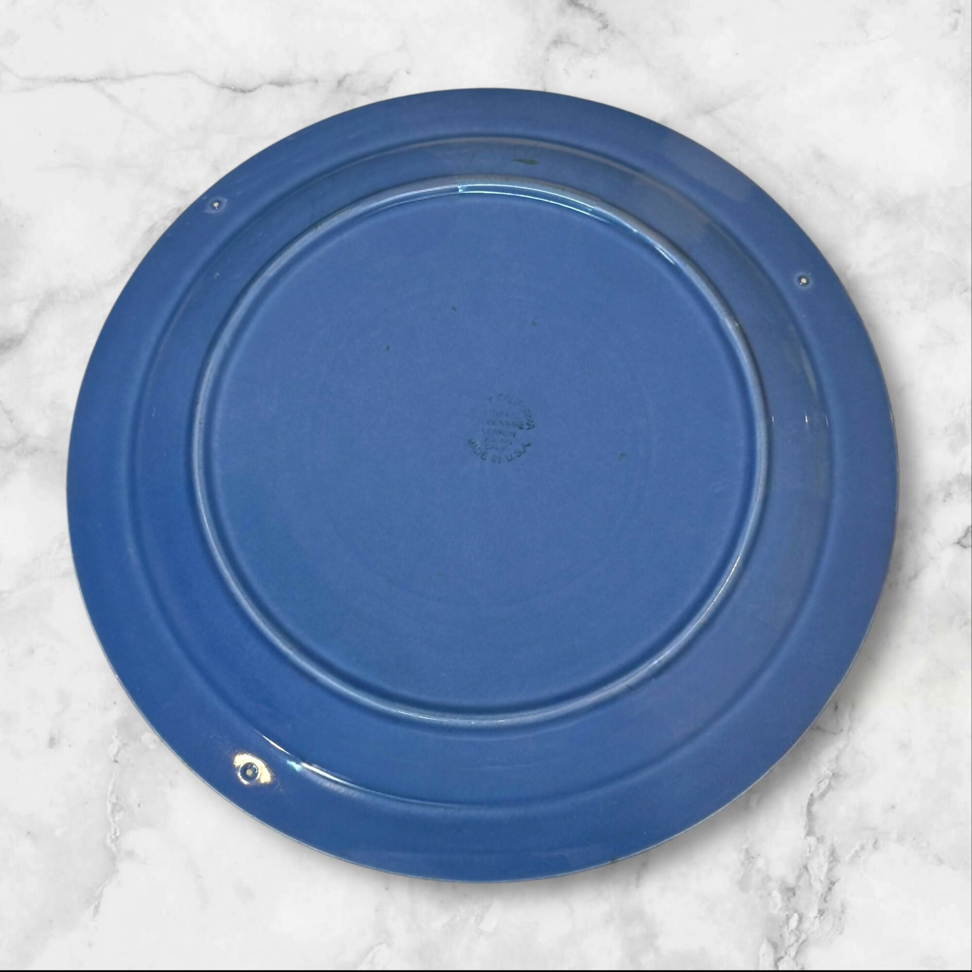 Metlox Poppytrail Vernon Early California Cobalt Blue Plates | Set of 4 | Great Condition