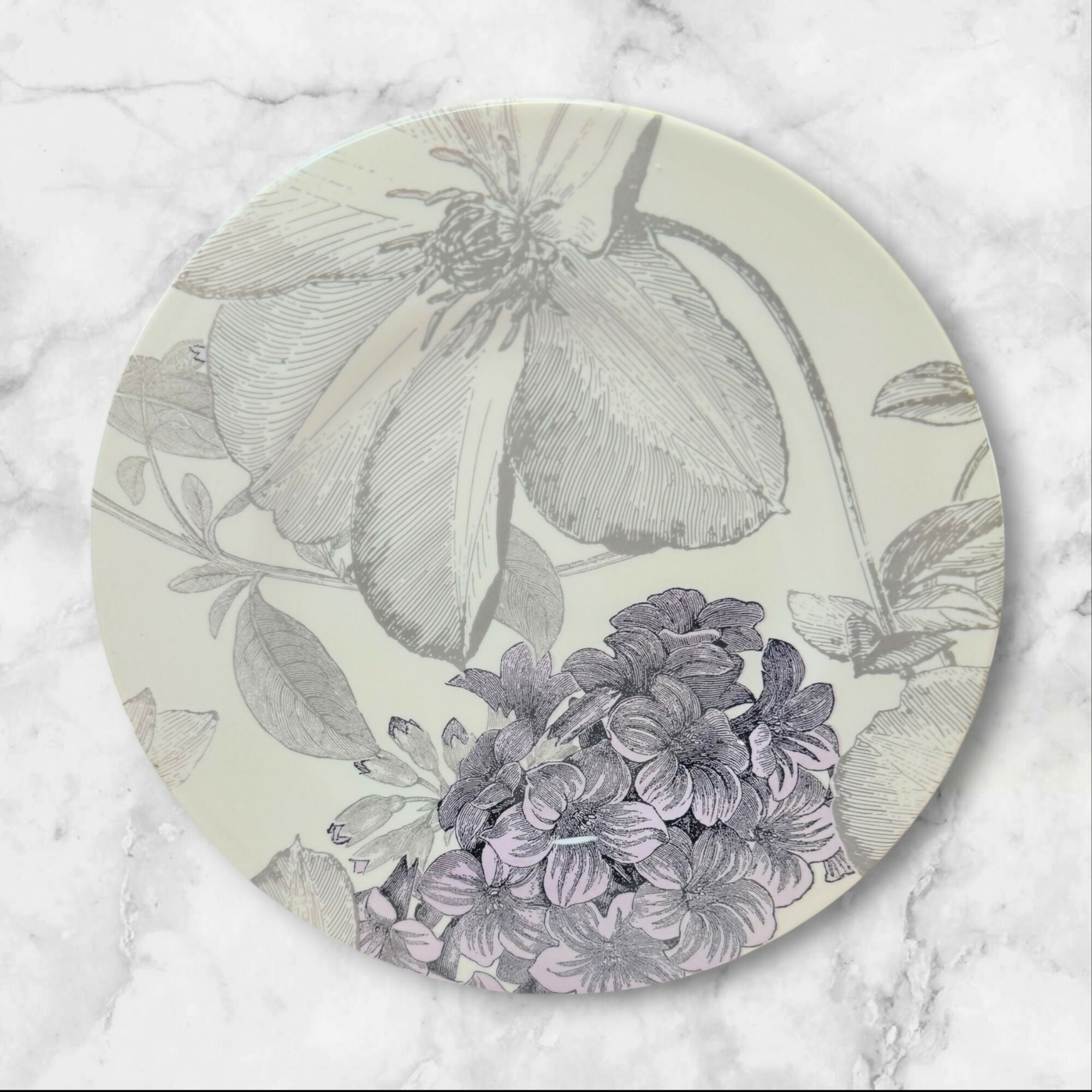 Andrew Tanner Royal Stafford Clematis Salad Plates | Set of 4 | Vintage England