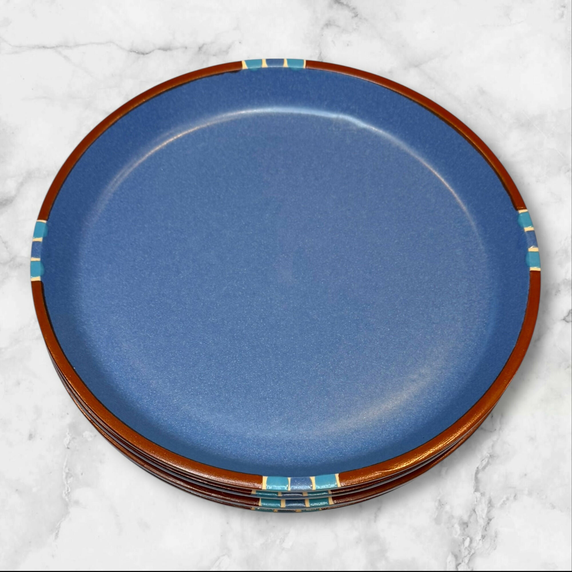 Dansk Mesa Sky Blue Salad Plates | Set of 4 | Excellent Condition