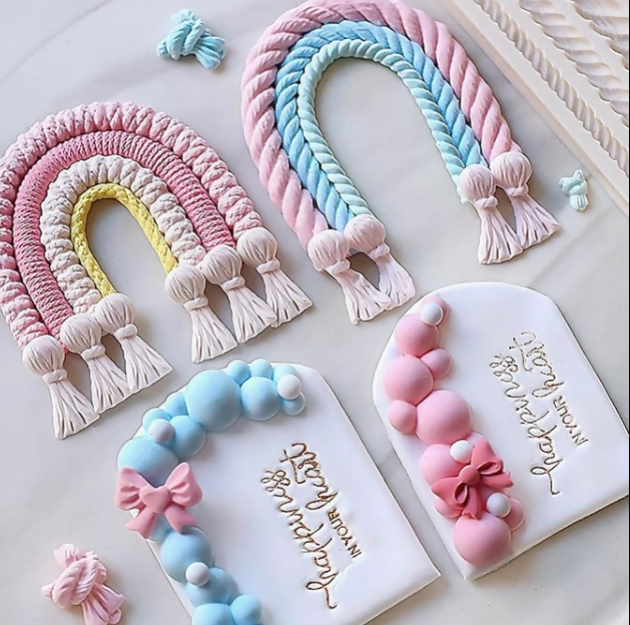 Anygleam Fondant Molder Bubbles Silicone Cake Baking Modelling Equipment