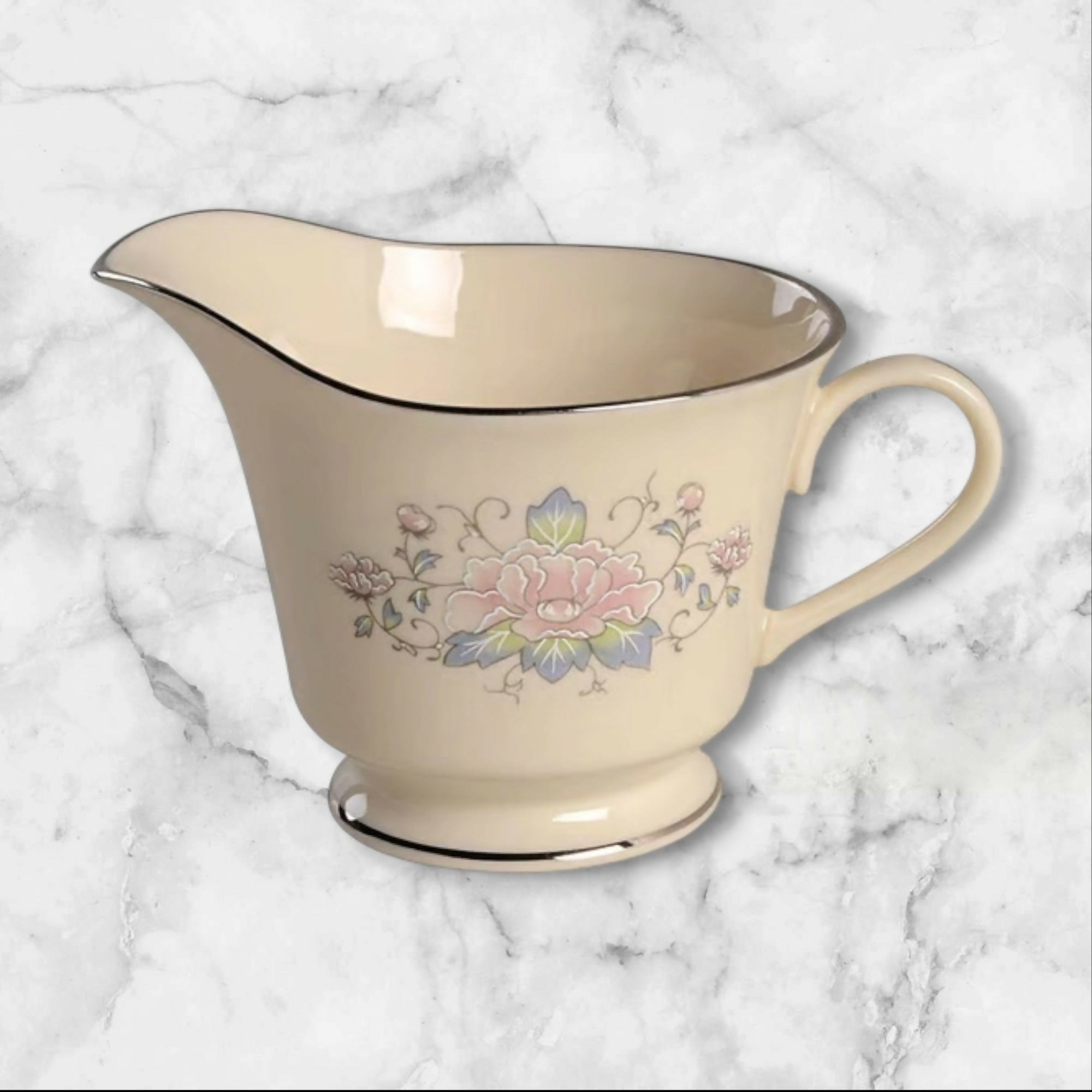 Lenox Charleston Creamer & Covered Sugar Bowl Set | Excellent Condition