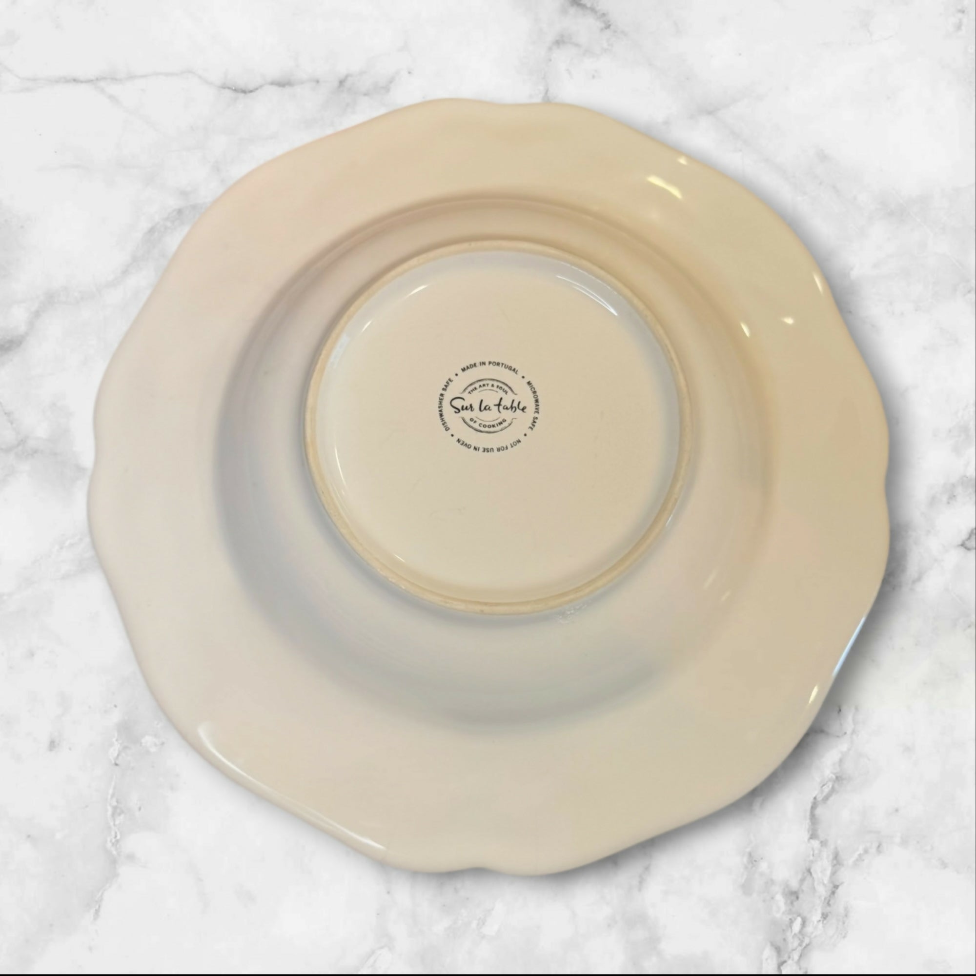 Sur La Table Baroque Embossed Pasta Bowls | Set of 4 | Gently Used