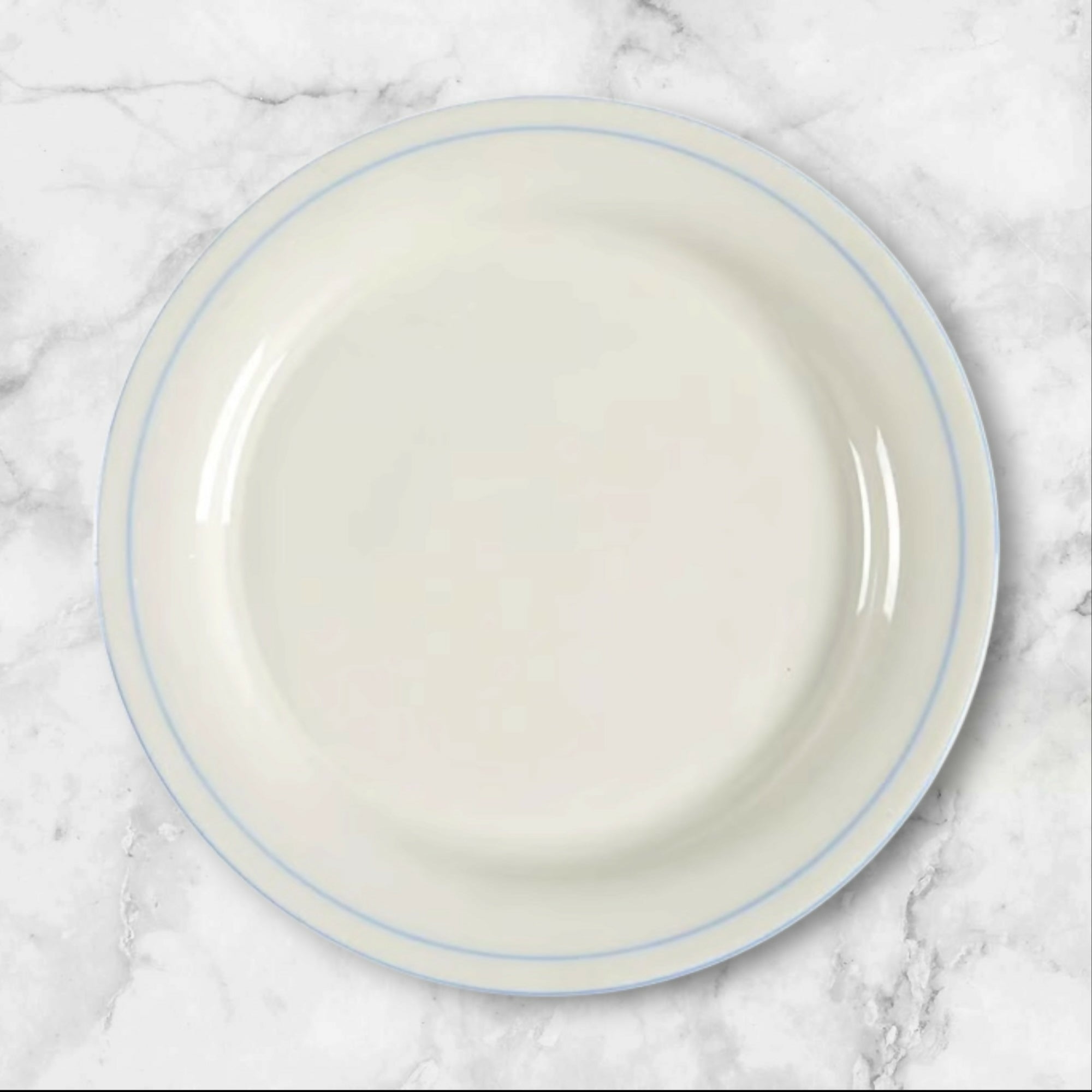 Lenox Sky Blue Pinstripes Salad Plates Set of 4 | Excellent Condition