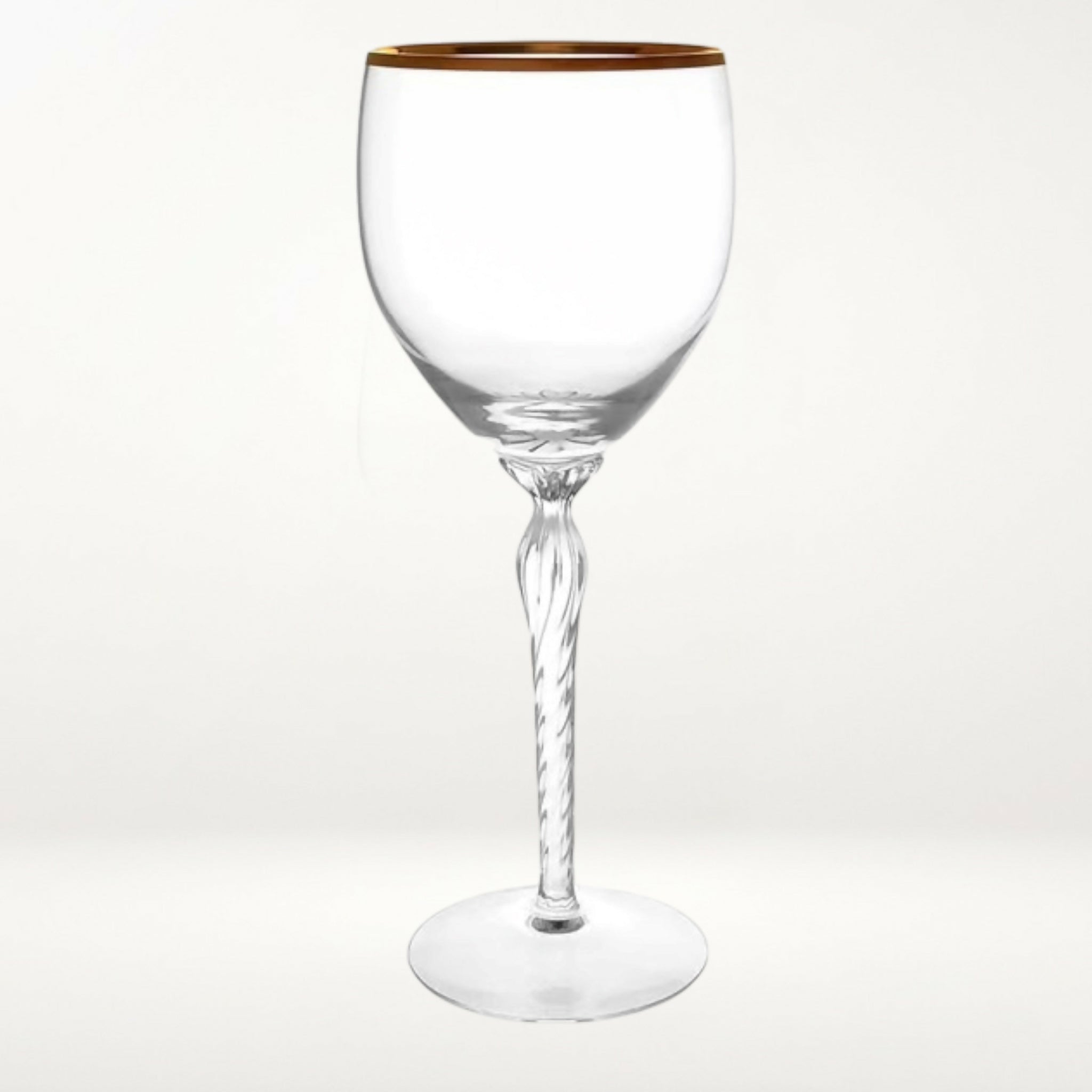 Lenox Monroe Gold Trim Wine Glasses | Set of 4 | Excellent Condition