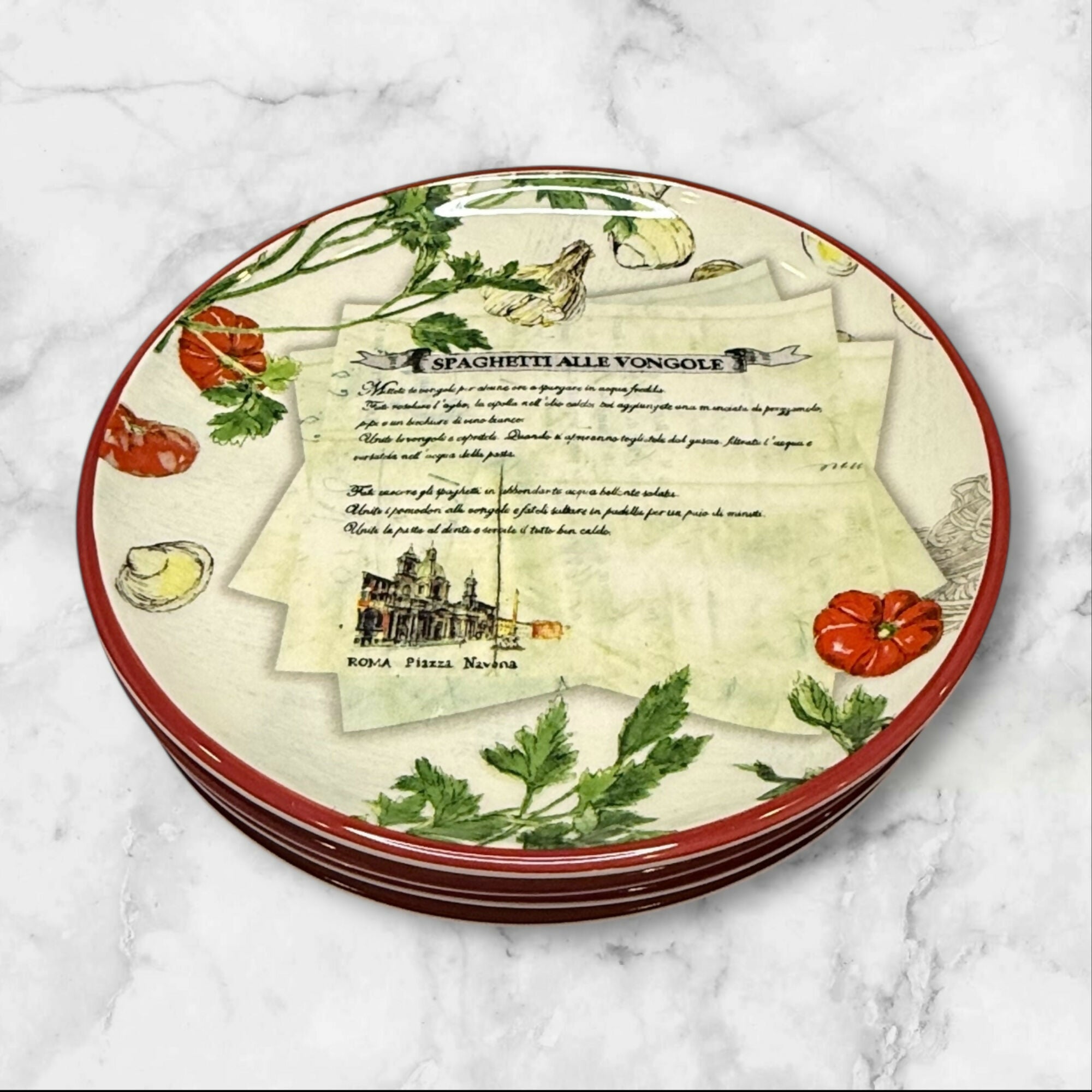 Williams-Sonoma Italian Recipe Plates