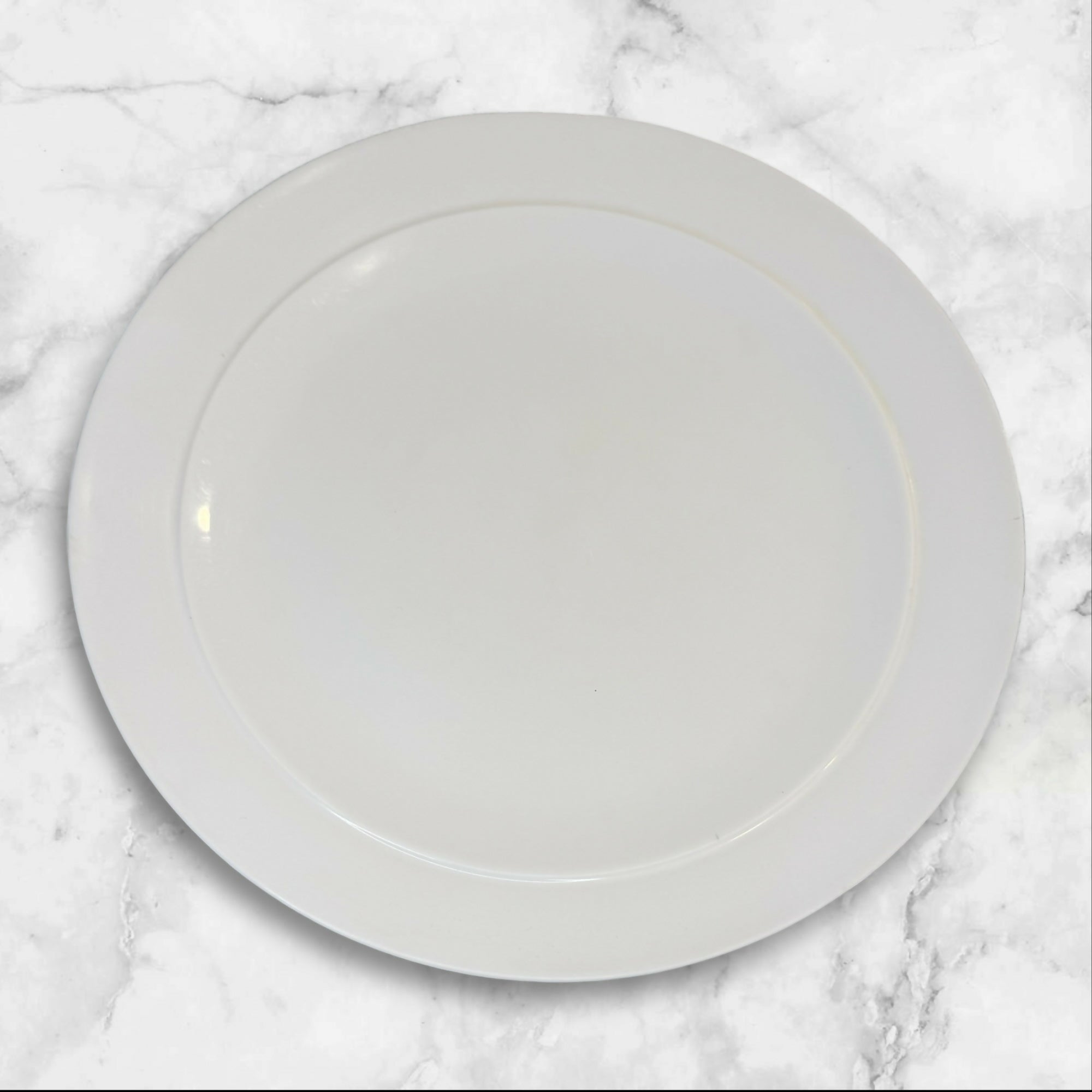 Crate & Barrel Classic White Salad Plates Set of 4 | Good Condition