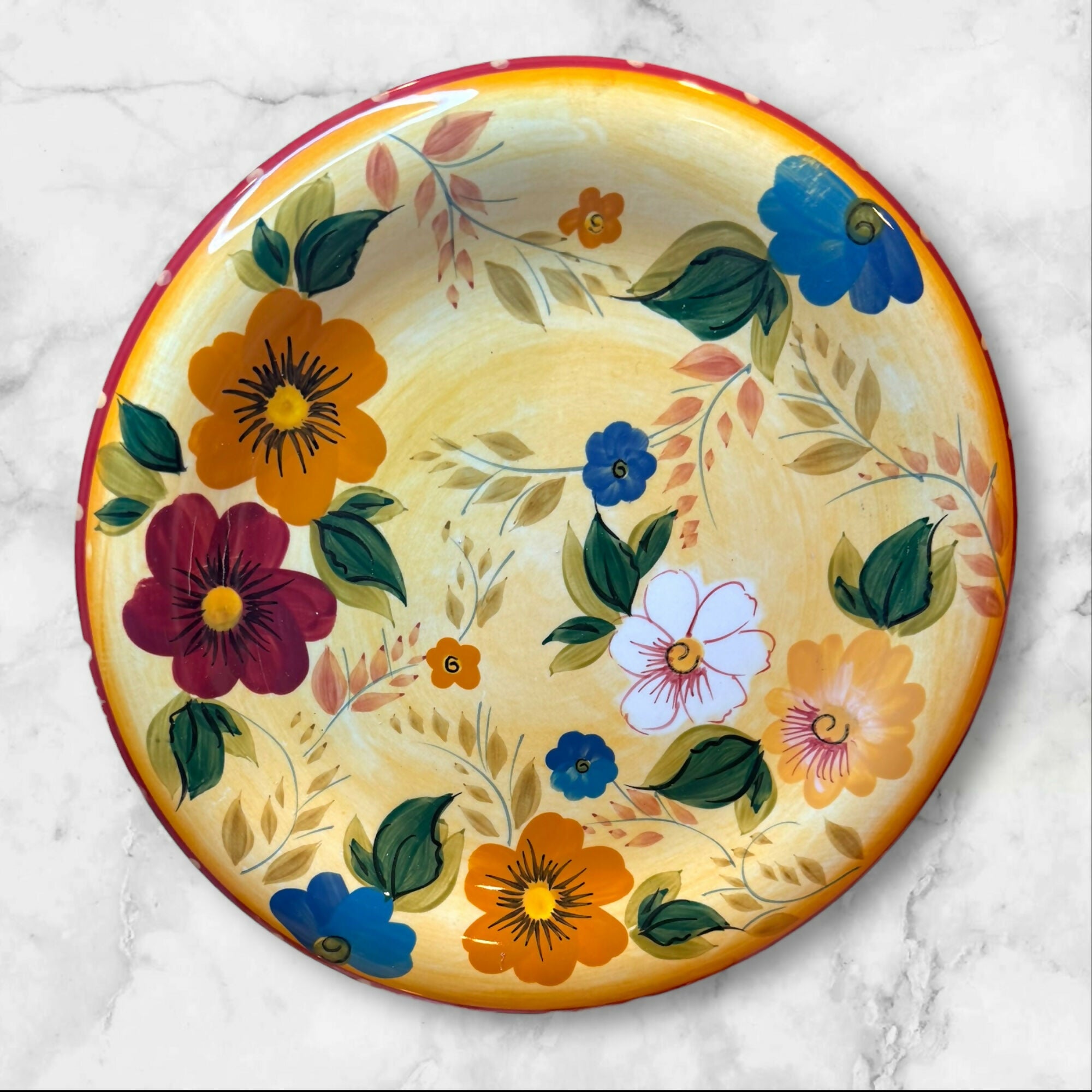 Oneida Sunset Bouquet Dinner Plates | Set of 4 | Floral Pattern | Excellent