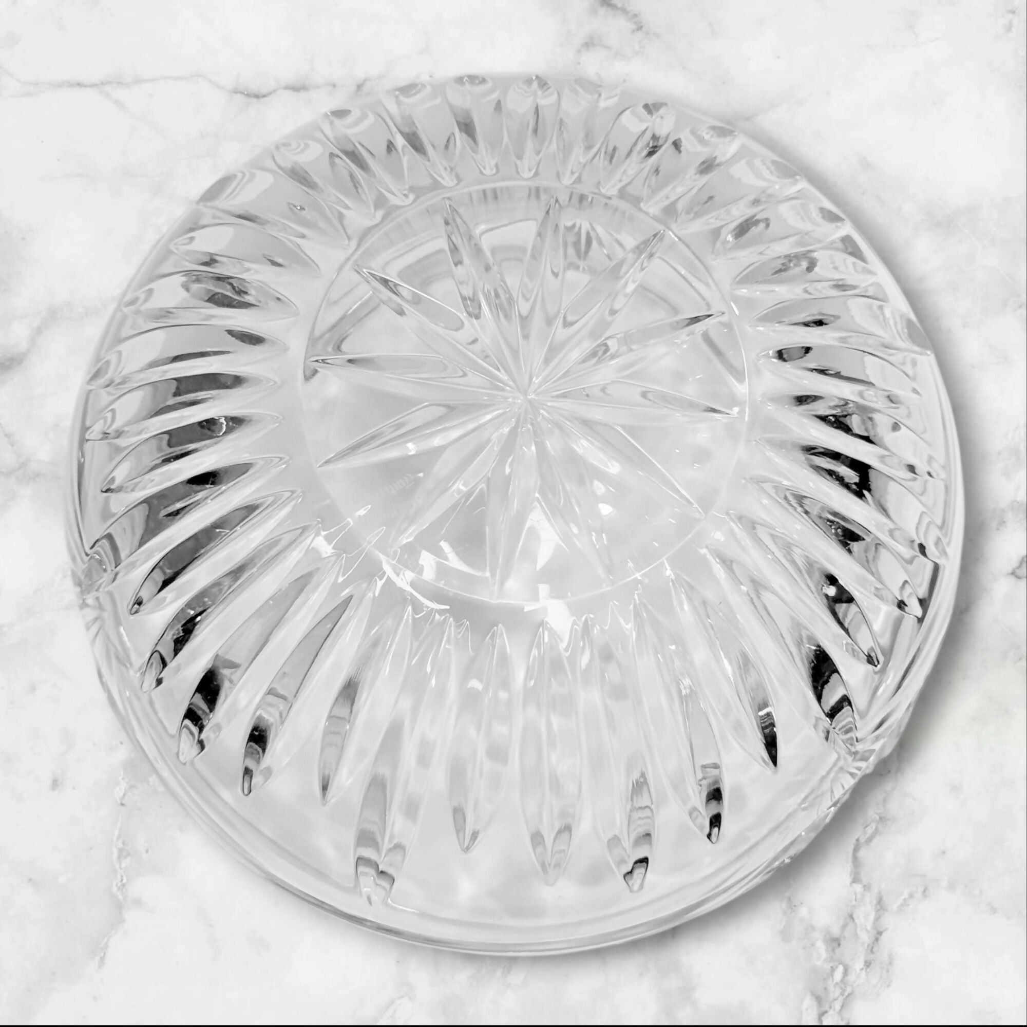 Waterford Crystal Calais Crystal Bowl | Wide Band Cut Glass | Excellent Condition