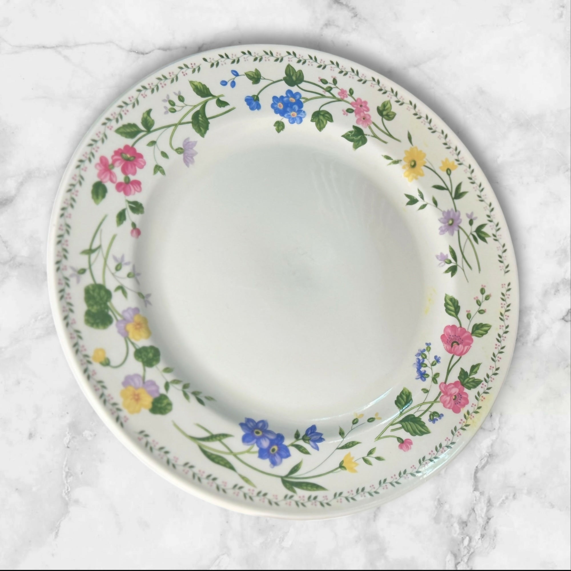 Farberware English Garden Dinner Plates Set of 4 | Floral | Great Condition