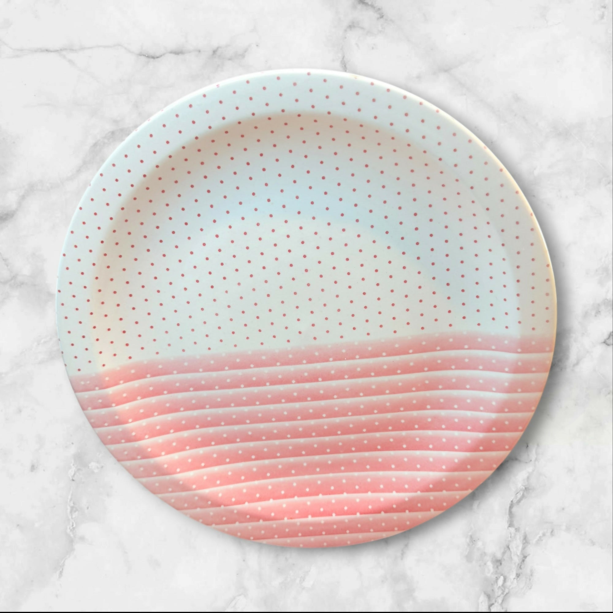 Churchill Pink & Grey Shades Dinner Plates Set of 4 | England | Excellent