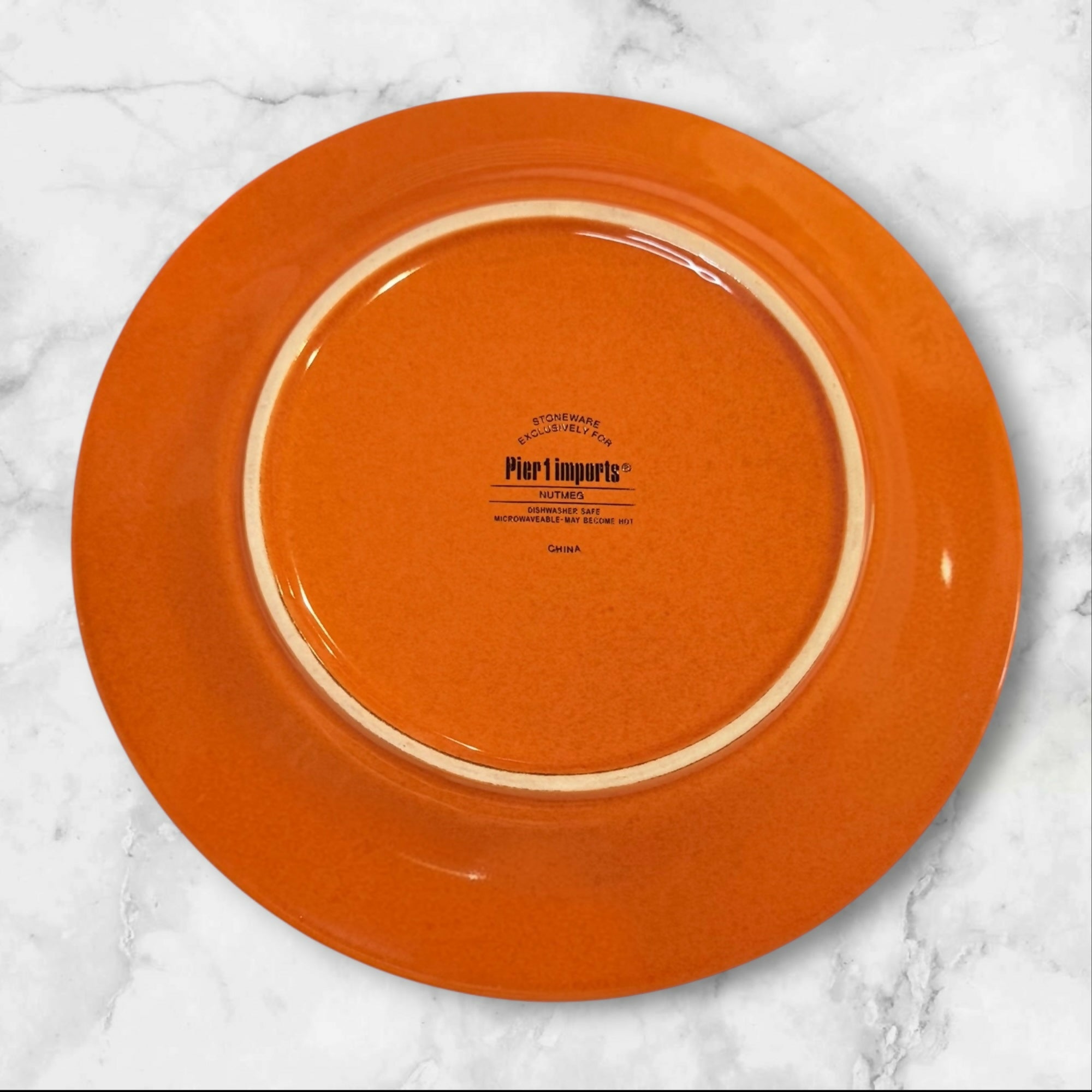 Pier 1 Spice Route Nutmeg Salad Plates | Set of 4 | Excellent Condition