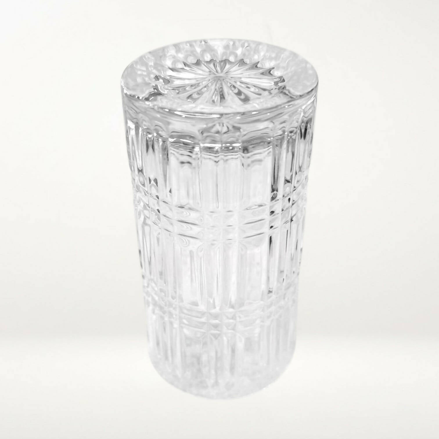 Fitz & Floyd Bridgeport Portland Highball Glass | Classic Cut Design | Good Condition