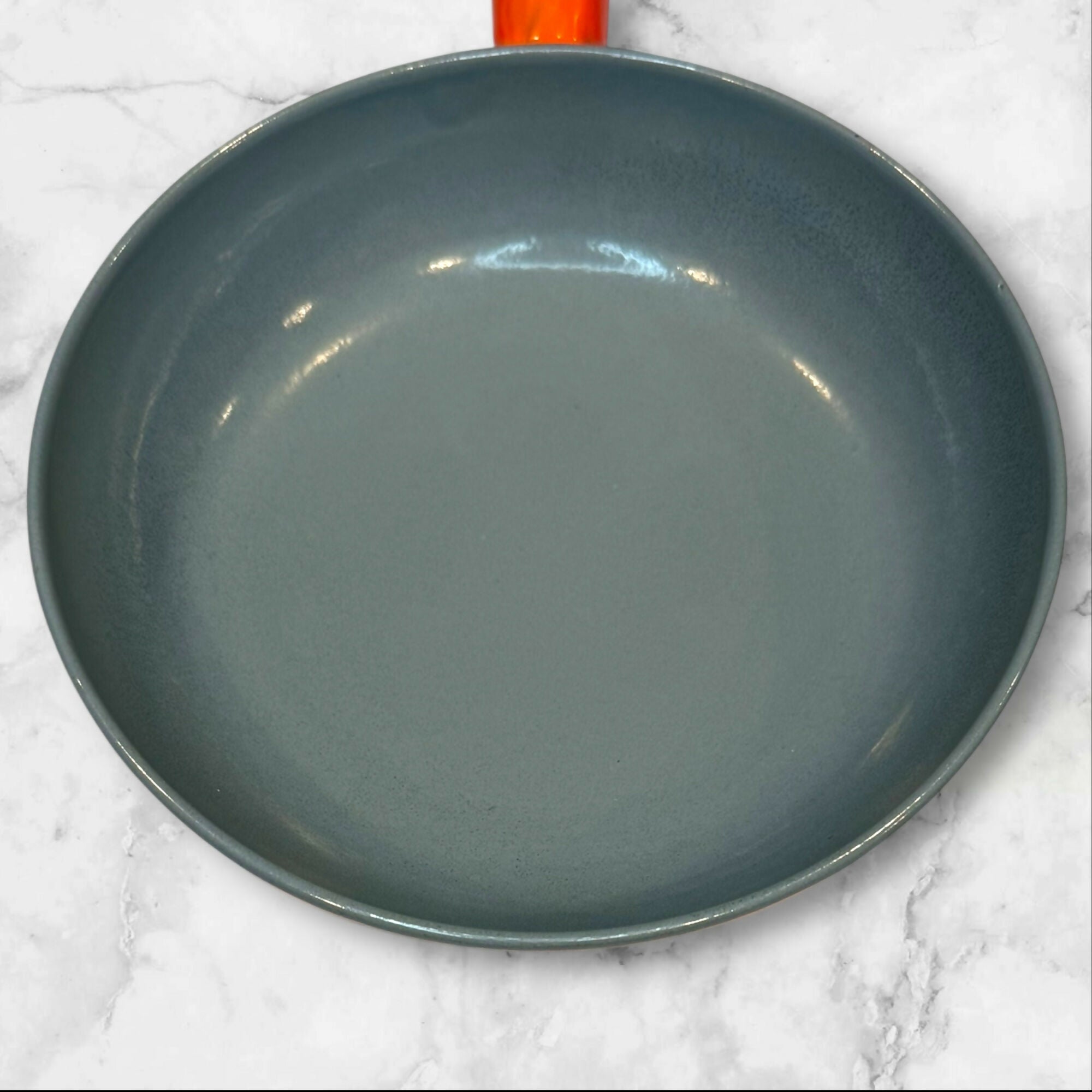 Descoware Flame Orange Enamel Cast Iron Skillet Fry Pan | 7.25” | Great Condition