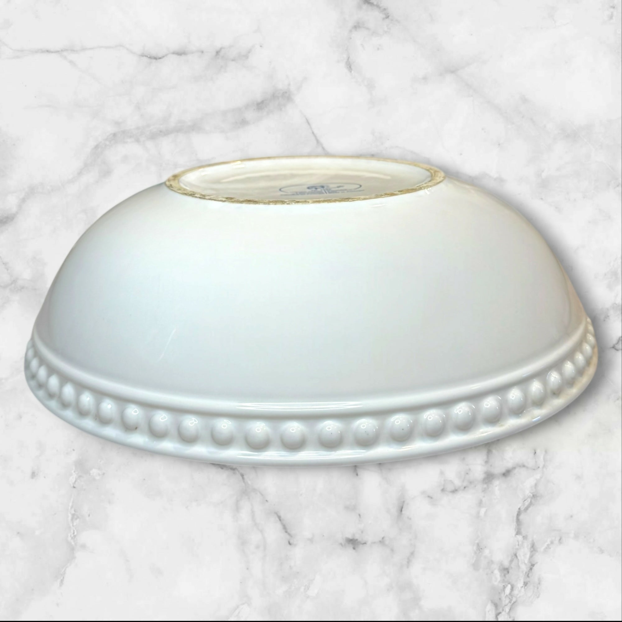 Fapor Delmar White Serving Bowl | 9 Inch | Gently Used