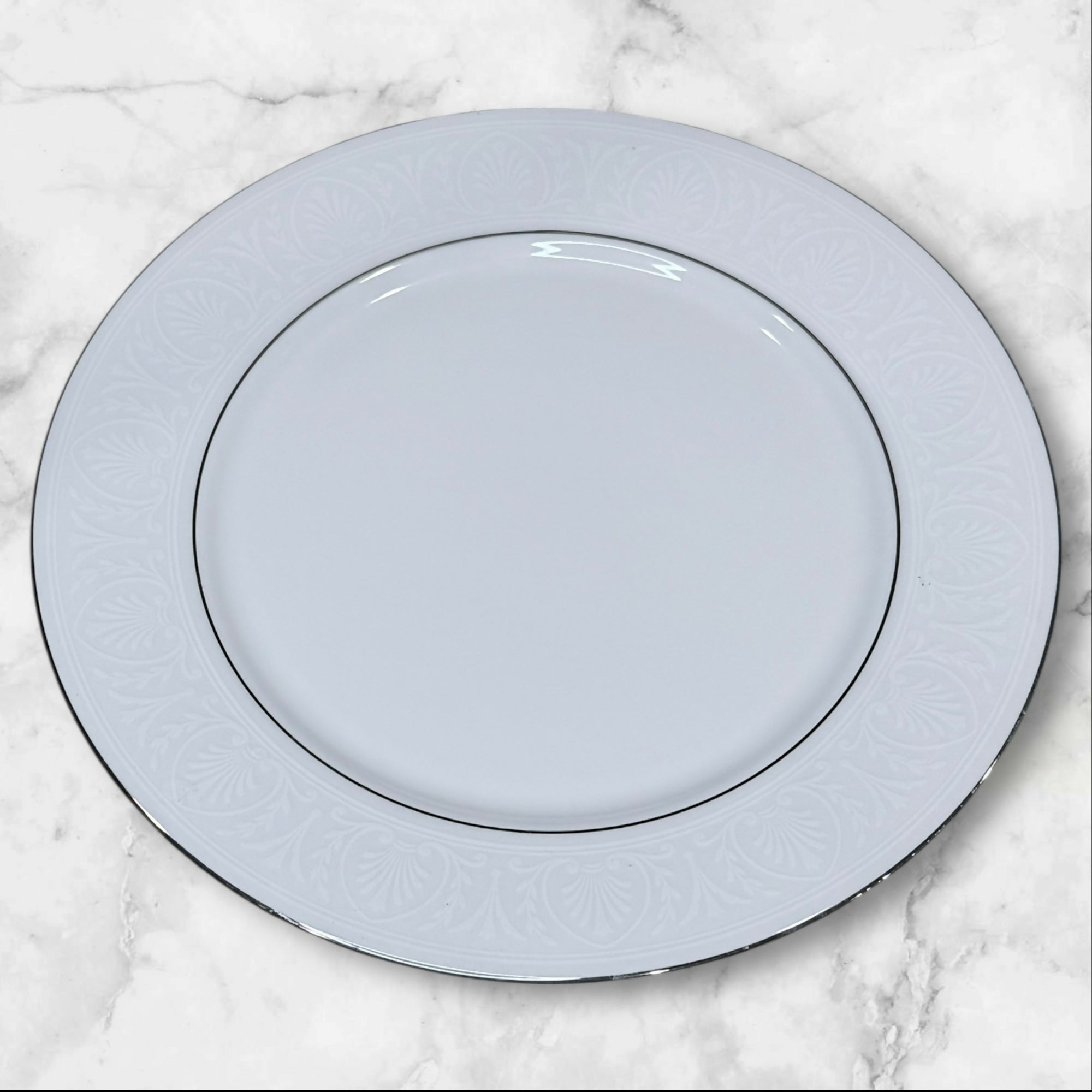 Lenox Hannah Platinum 4-Piece Place Setting | USA Made | Discontinued | Great