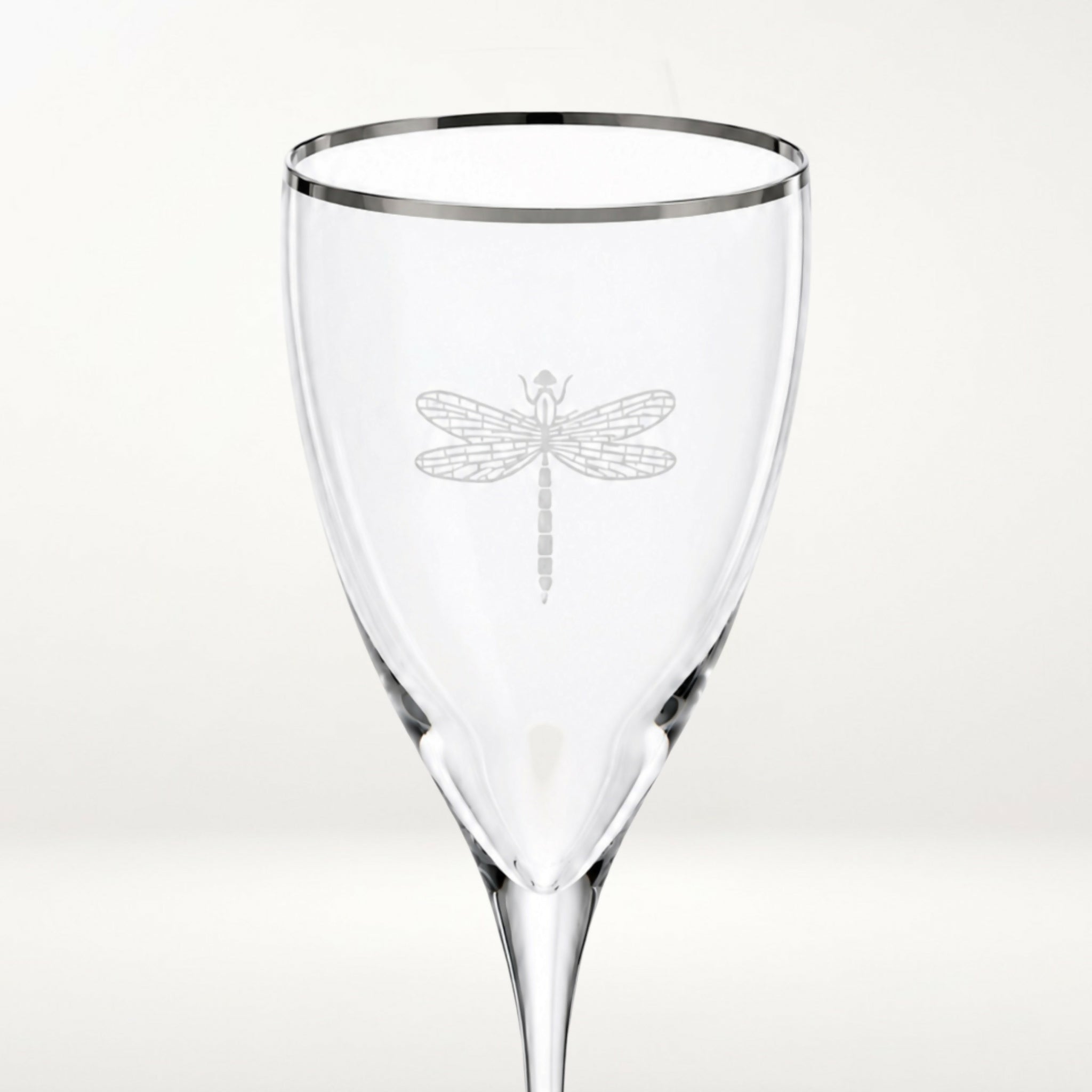 Kate Spade Lenox June Lane Platinum Water Goblets | Set of 4 | Excellent Condition