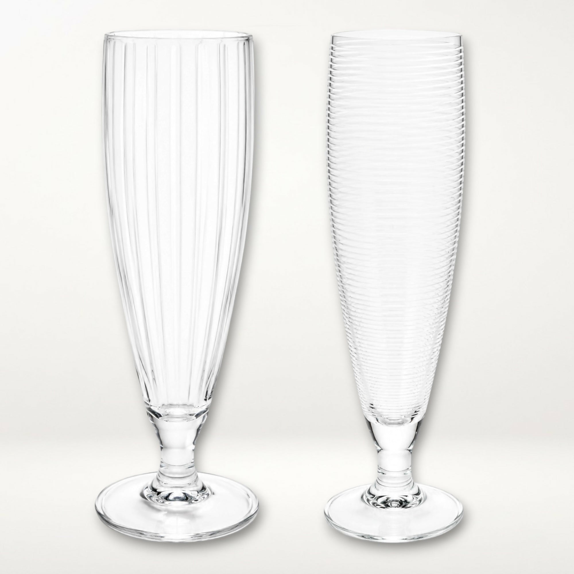 Mikasa Cheers Pilsner Beer Glasses | Set of 2 | Contemporary Barware