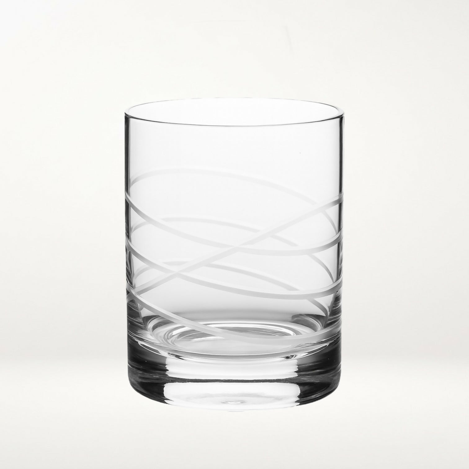 Royal Scot Crystal Waves Double Old Fashioned Glasses | Set of 4 | Great Condition