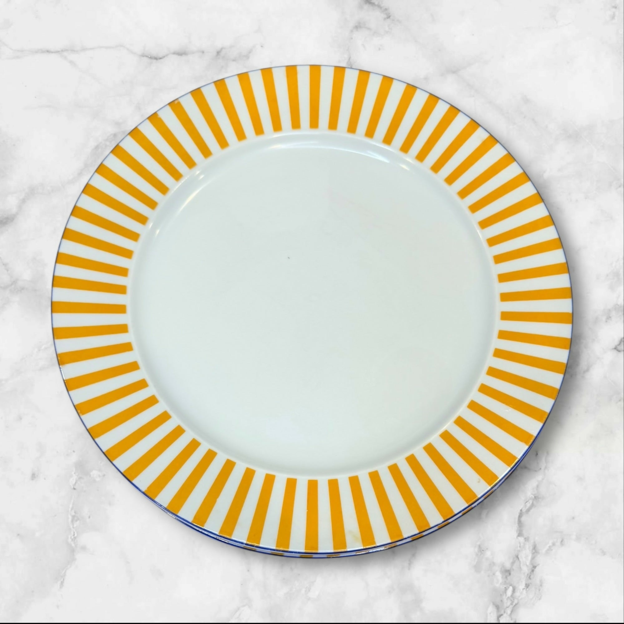 Vintage IKEA Portugal Striped Dinner Plates Set of 4 | Great