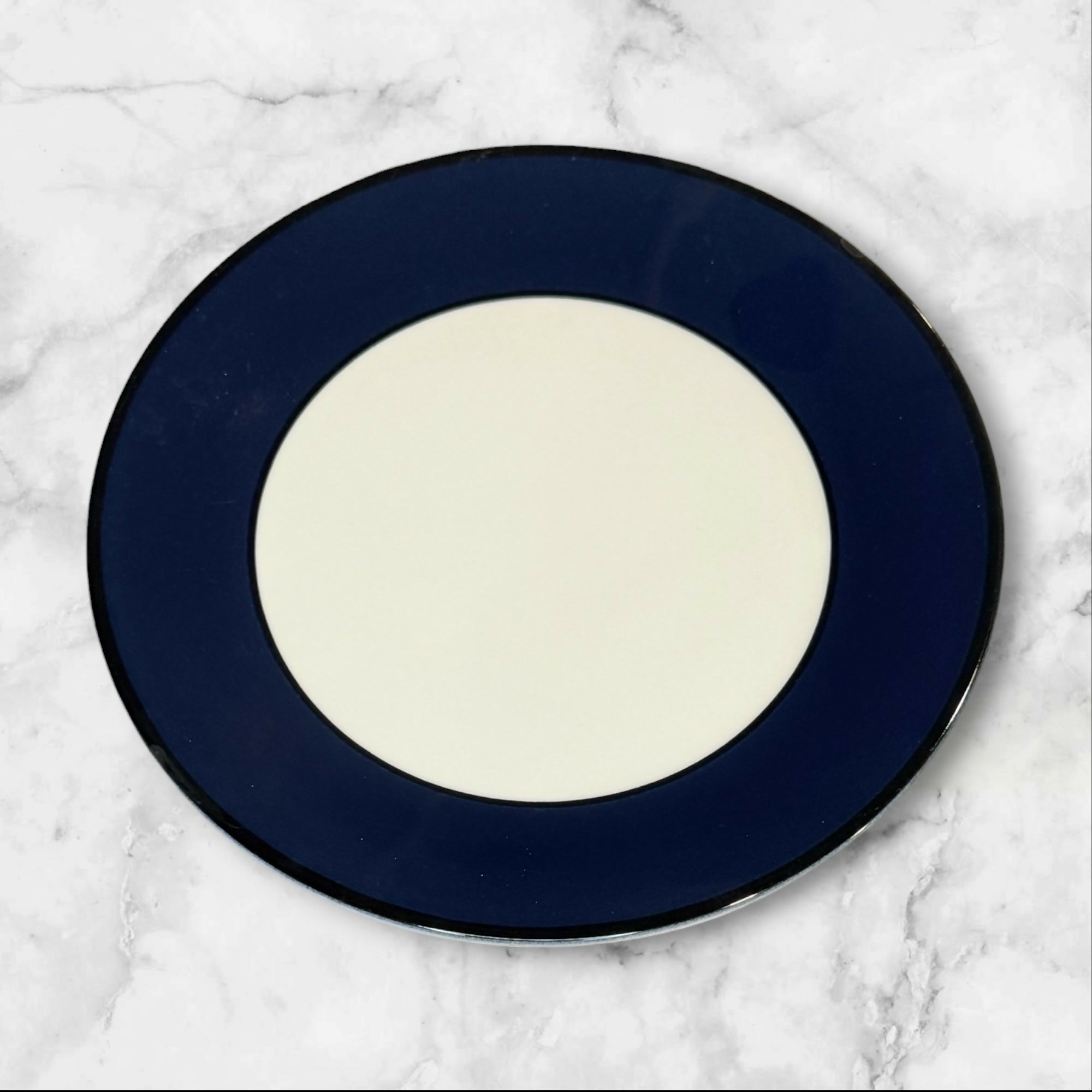 Pagnossin Blue Band Salad Plates Set of 4 | Excellent Condition