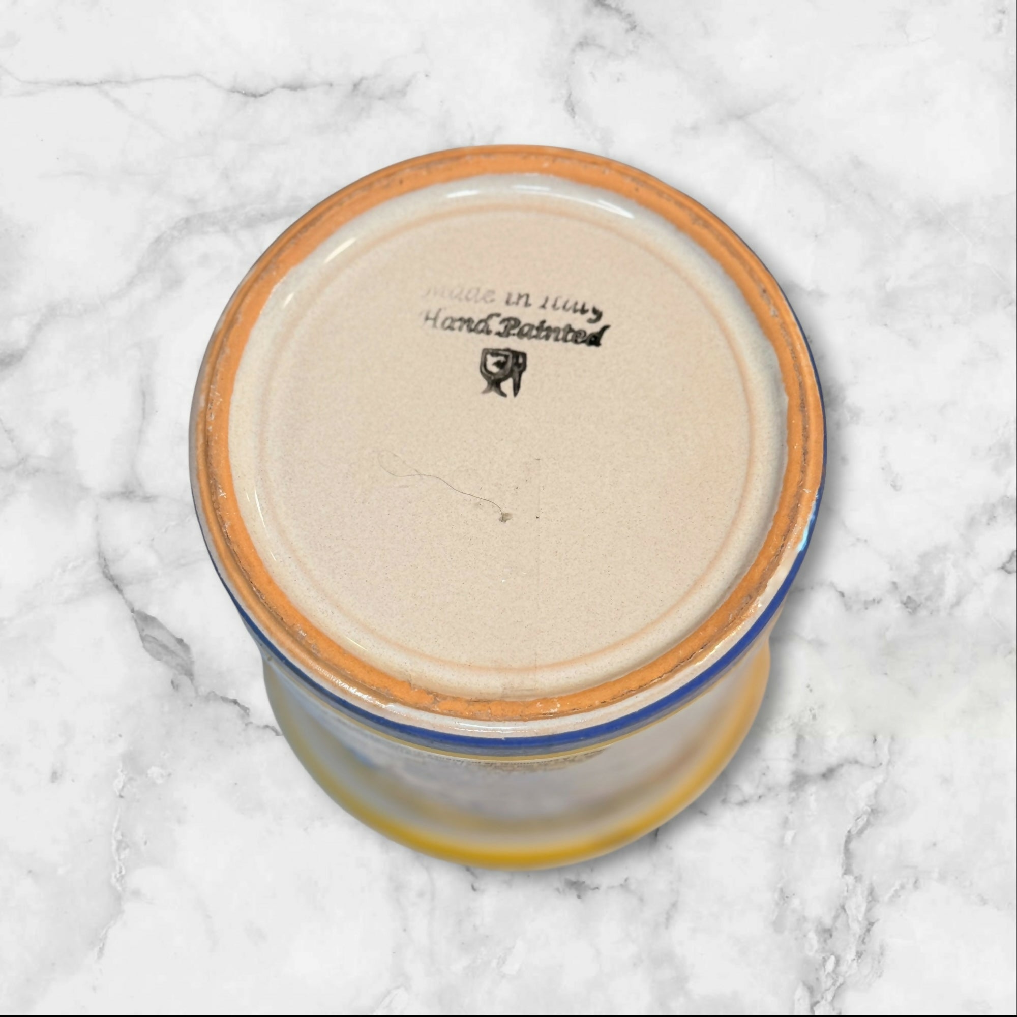 Ricco Deruta Hand Painted Italian Canister Jar | Excellent Condition