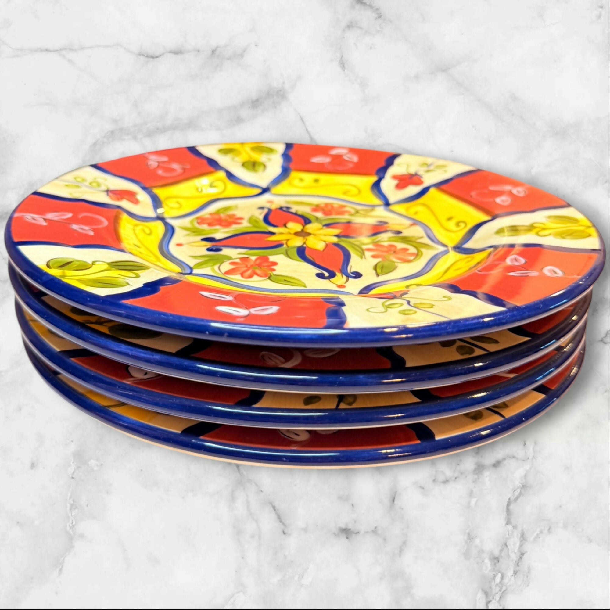 Pier 1 Vallarta Salad Plates Set of 4 | Great Condition