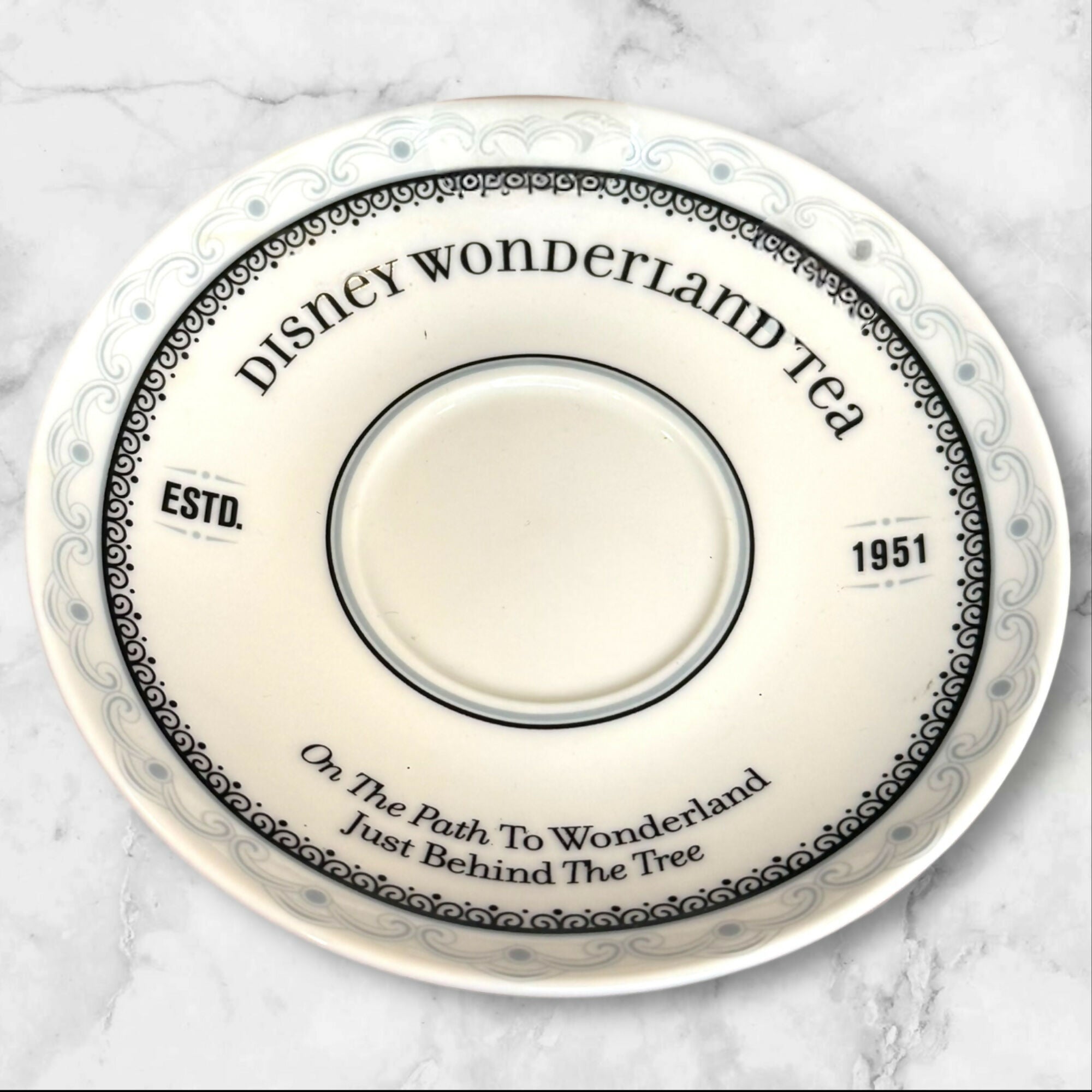 Disney Wonderland Tea Cup & Saucer Set | Alice in Wonderland | Excellent