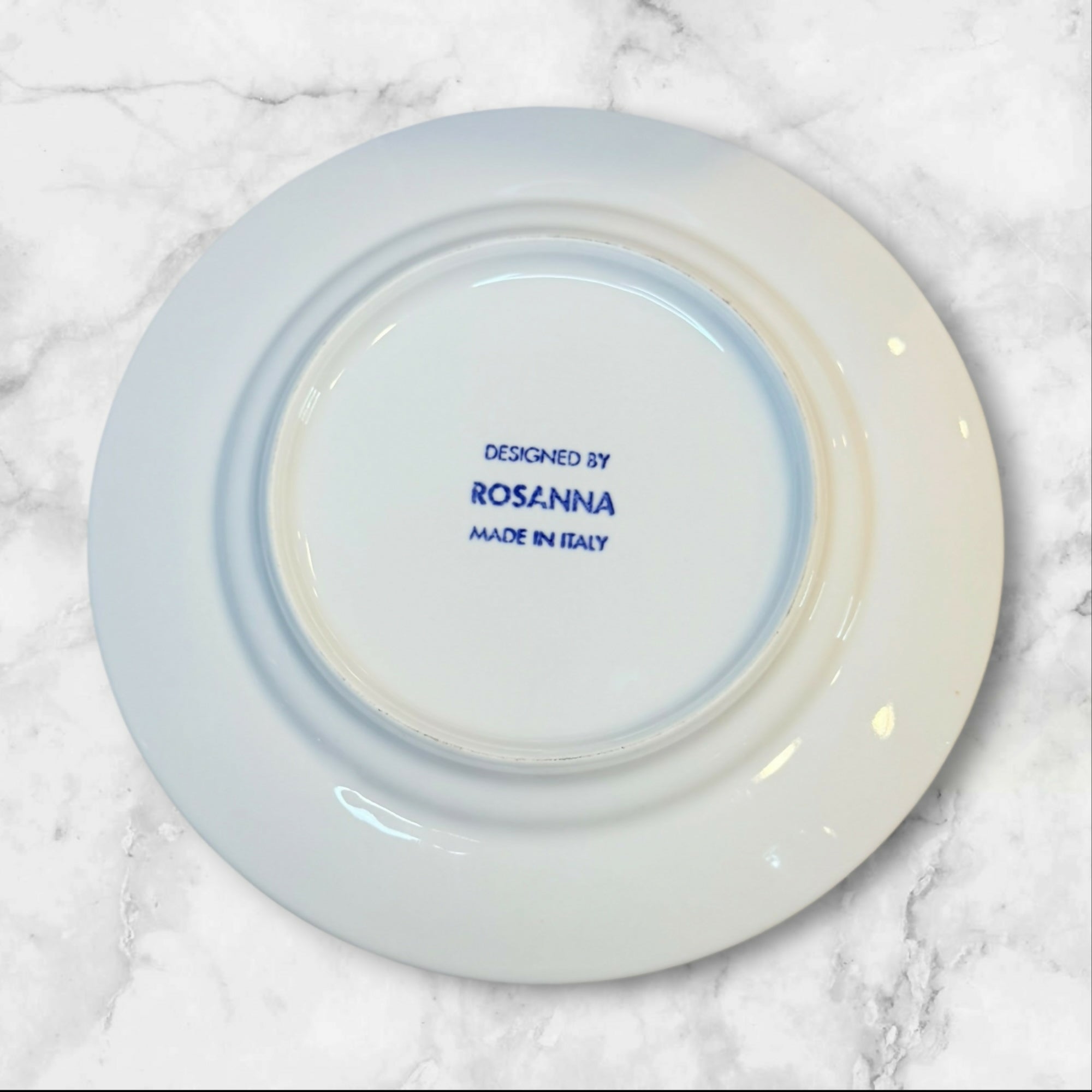 Rosanna Champagne Toast Salad Plates Set of 4 Italy | Gently Used
