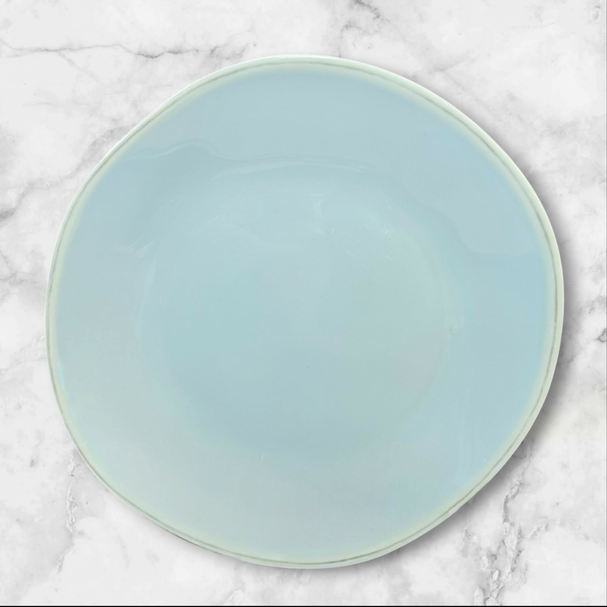 Crate & Barrel Marin Blue Salad Plates Set of 6 | Gently Used Condition