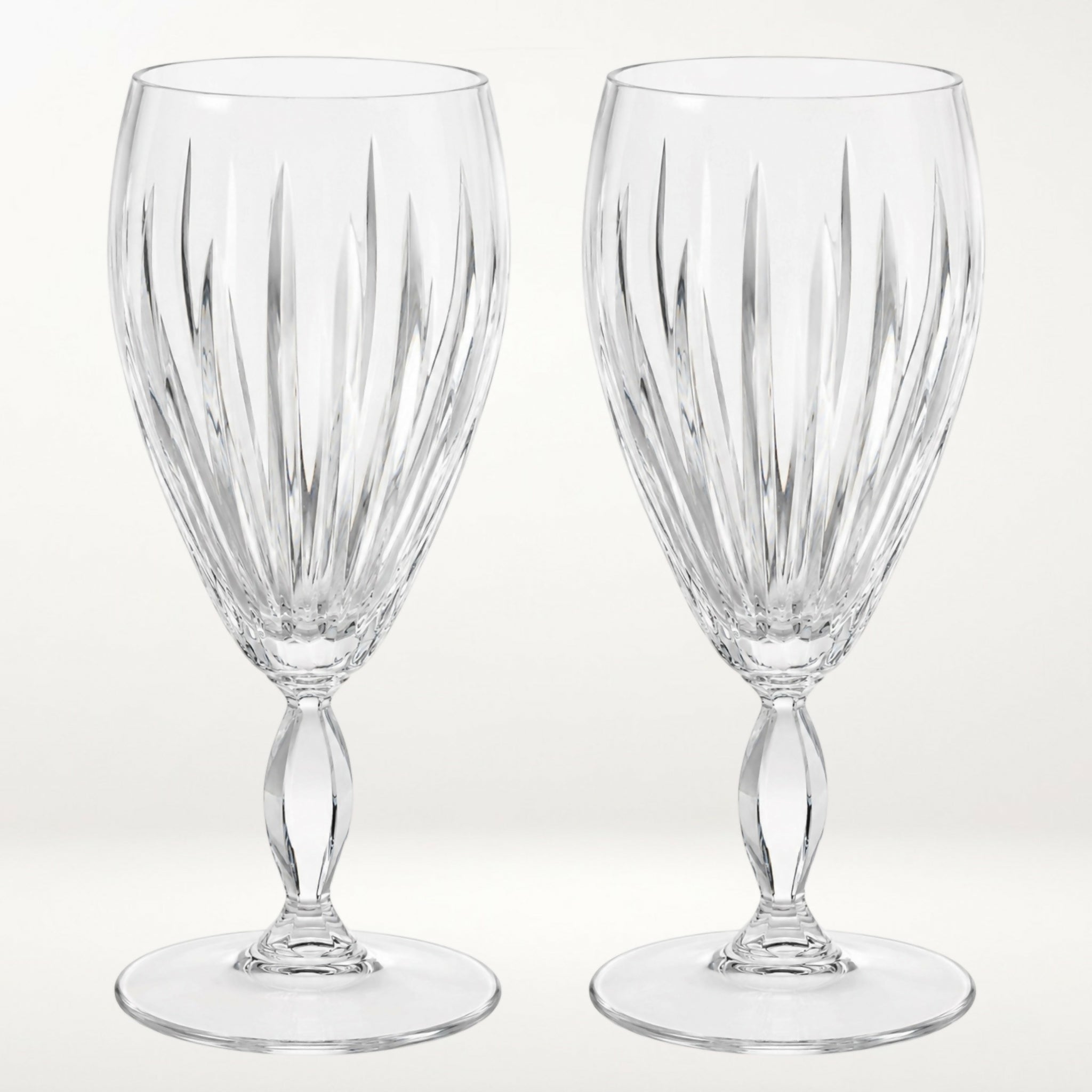 Mikasa Royalty Crystal Iced Tea Glasses | Set of 3 | Excellent Condition