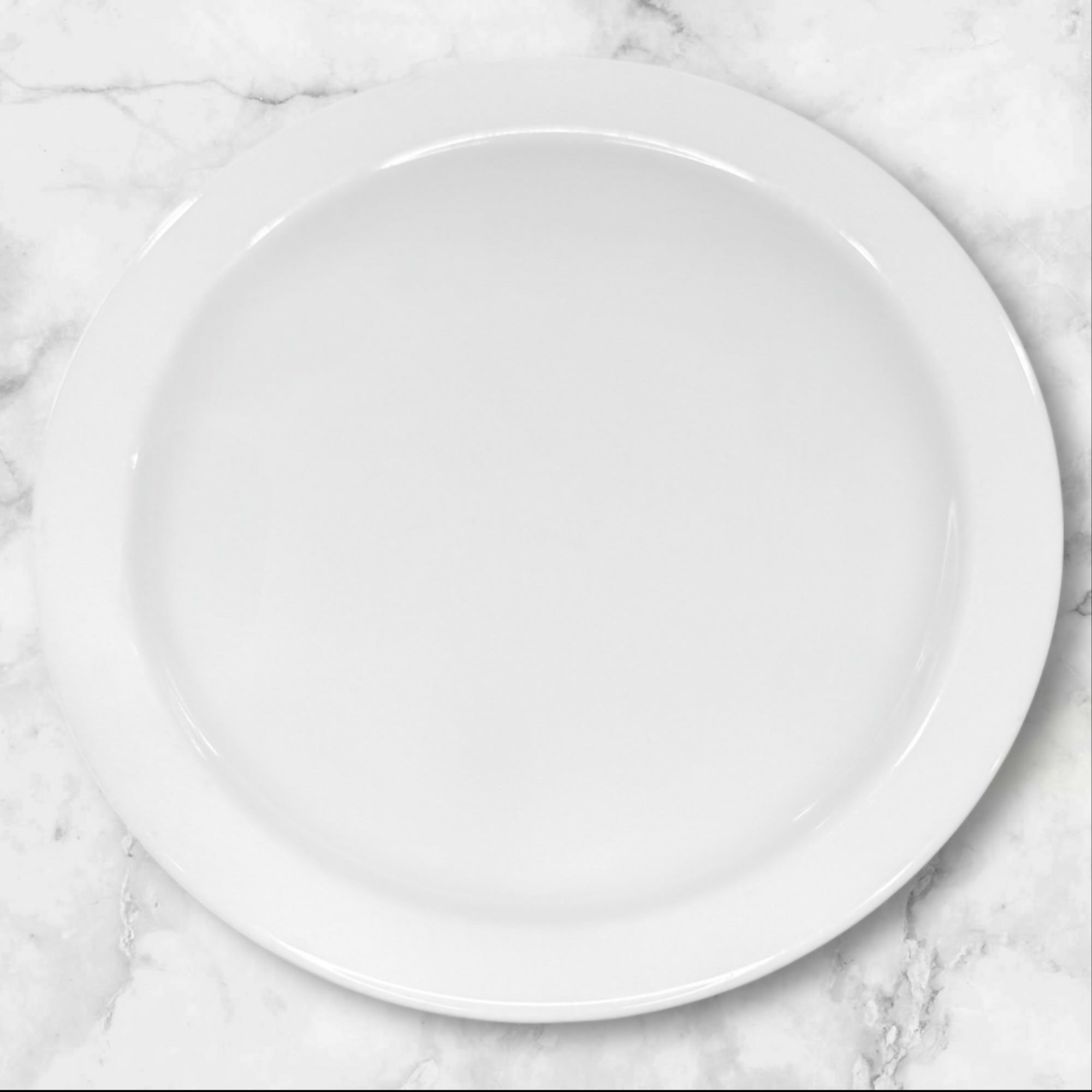 Tuxton White Porcelain Salad Plates | Set of 6 | Great Condition