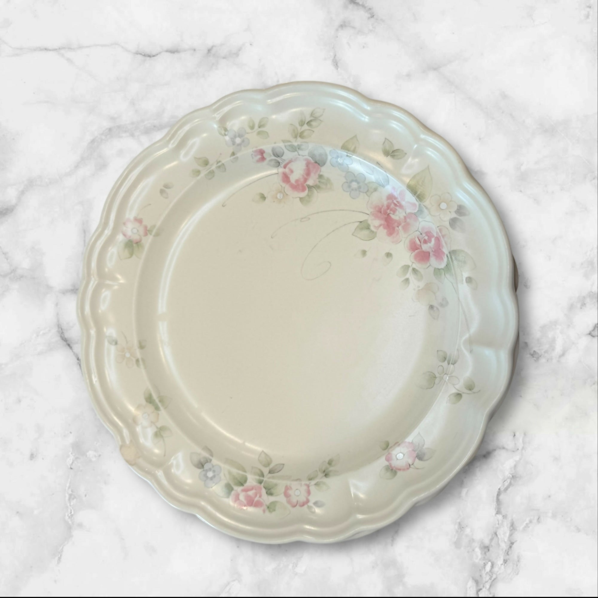 Pfaltzgraff Tea Rose Dinner Plates Set of 4 | Vintage | Used