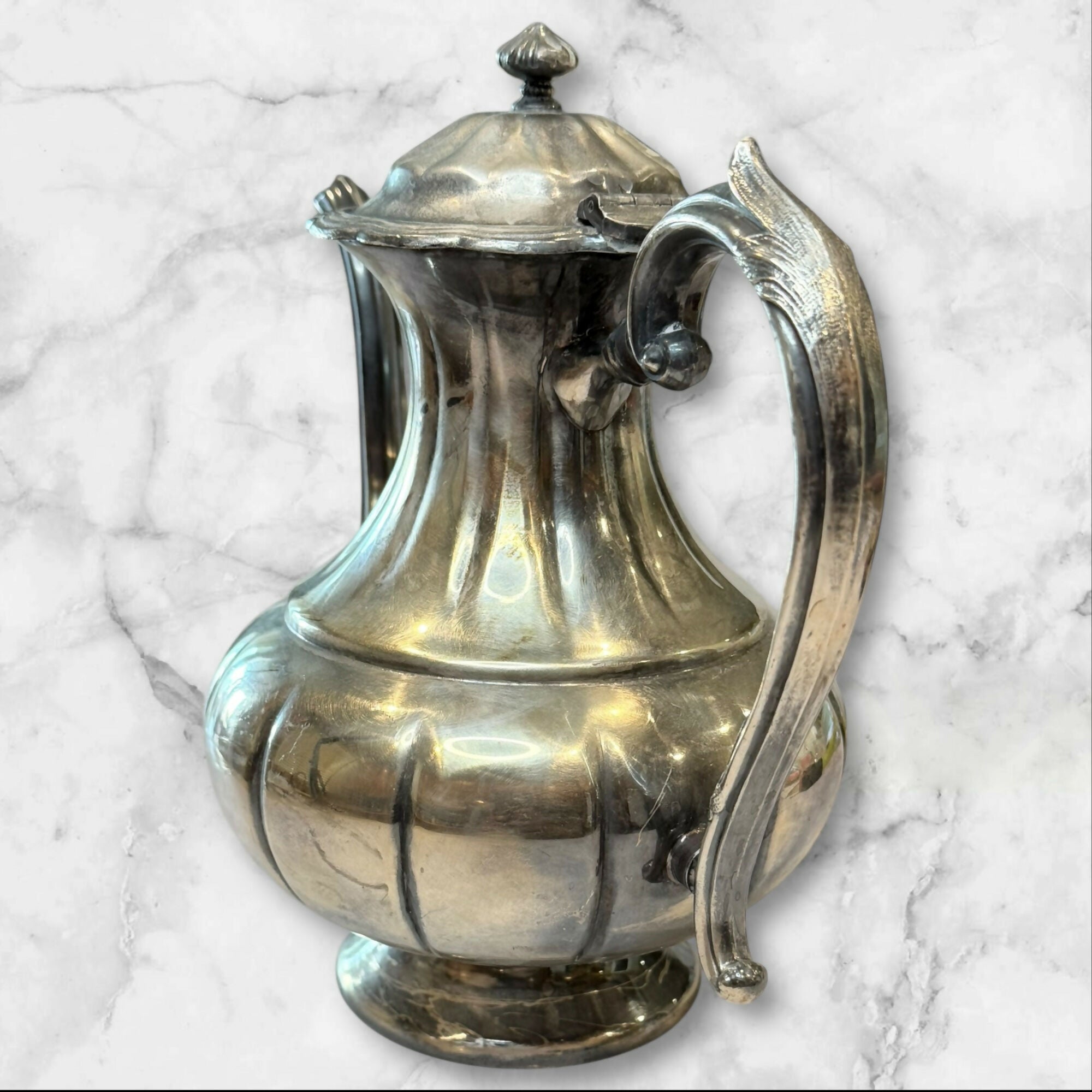 Primrose Plate Silver Plated Coffee Pot 357 | Vintage | Good Condition