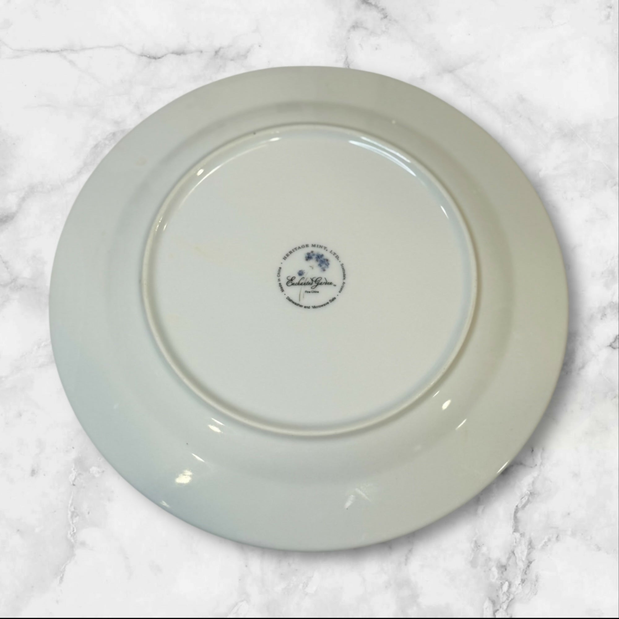 Heritage Mint Enchanted Garden Dinner Plates | Set of 4 | Excellent
