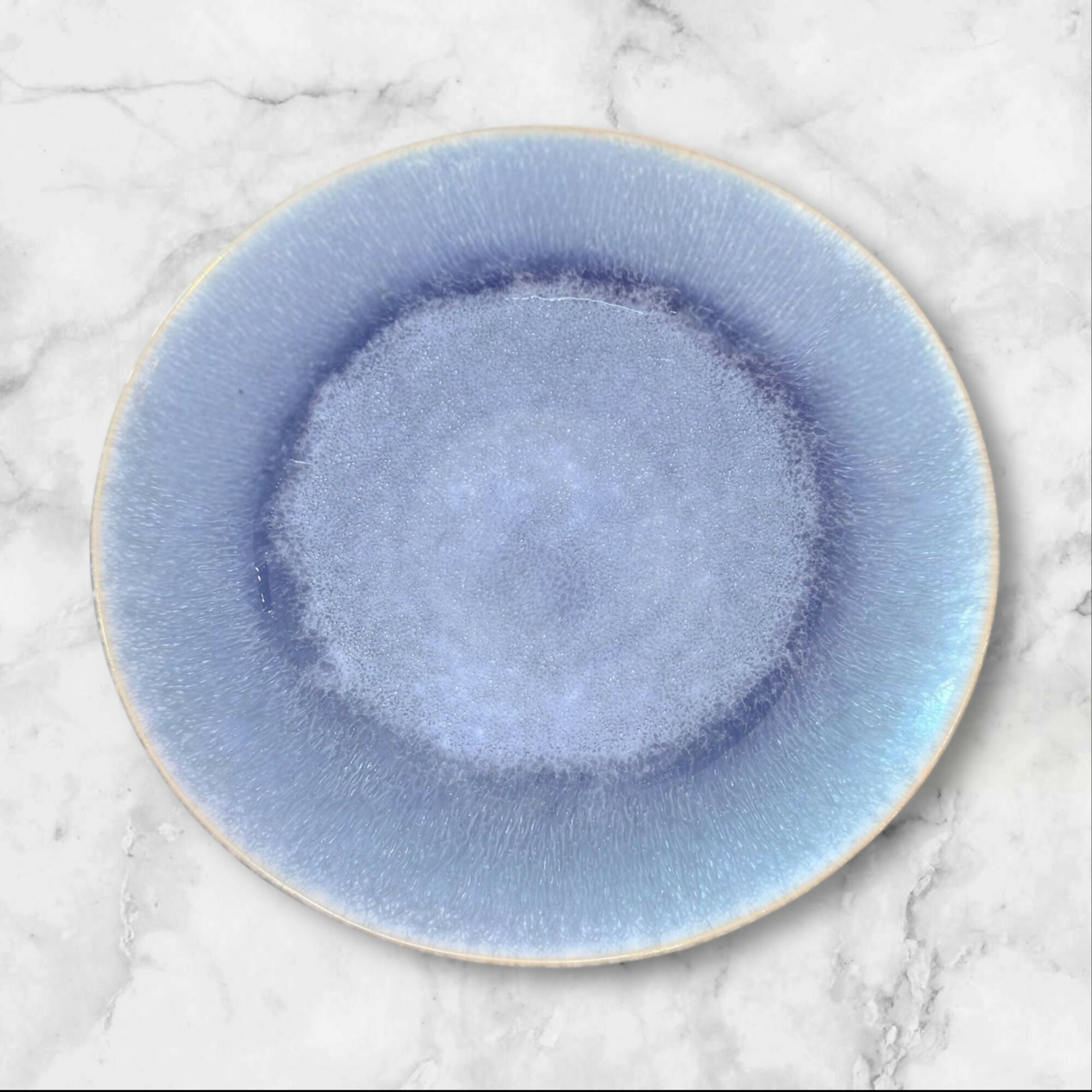Crate & Barrel Caspian Blue Dinner Plates | Set of 4 | Excellent