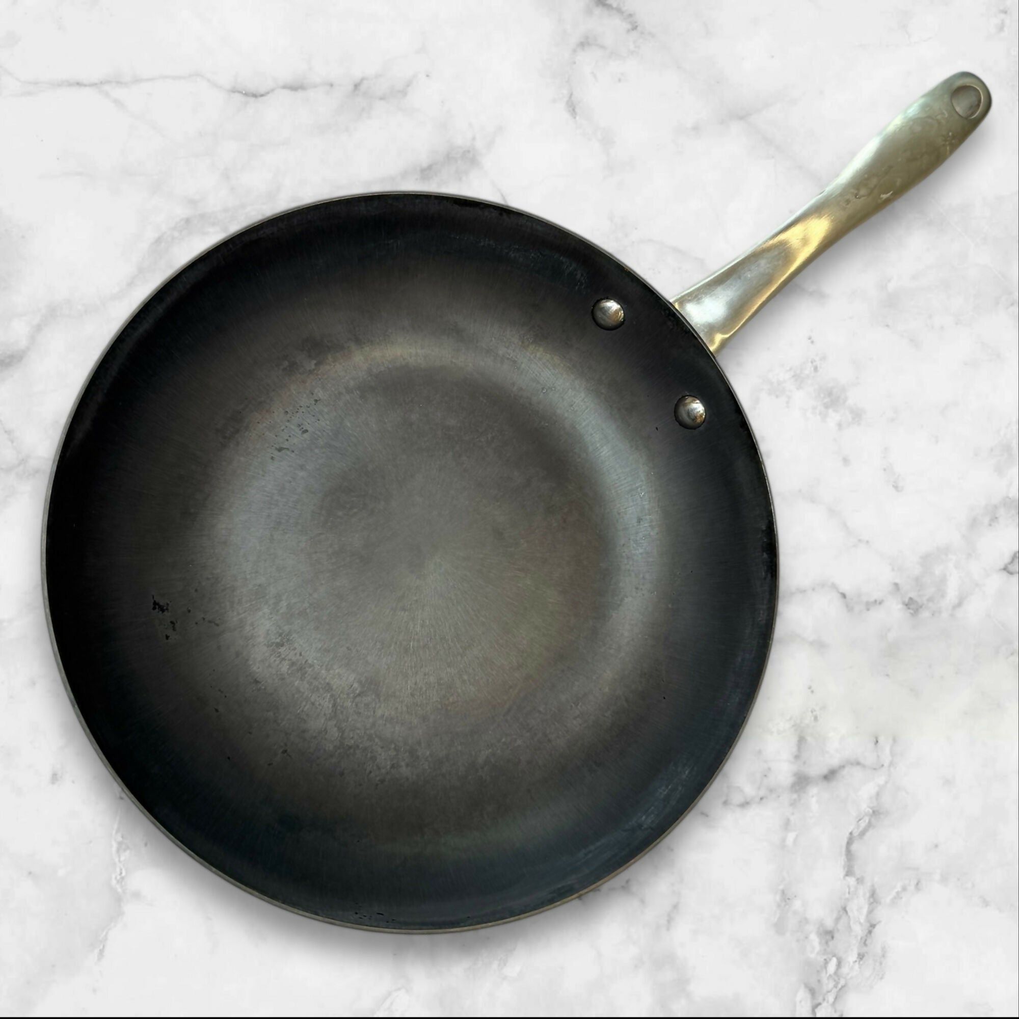 Brandani Hard Nitriding 10.3” Cast Iron Fry Pan | Good Condition | Steel Handle