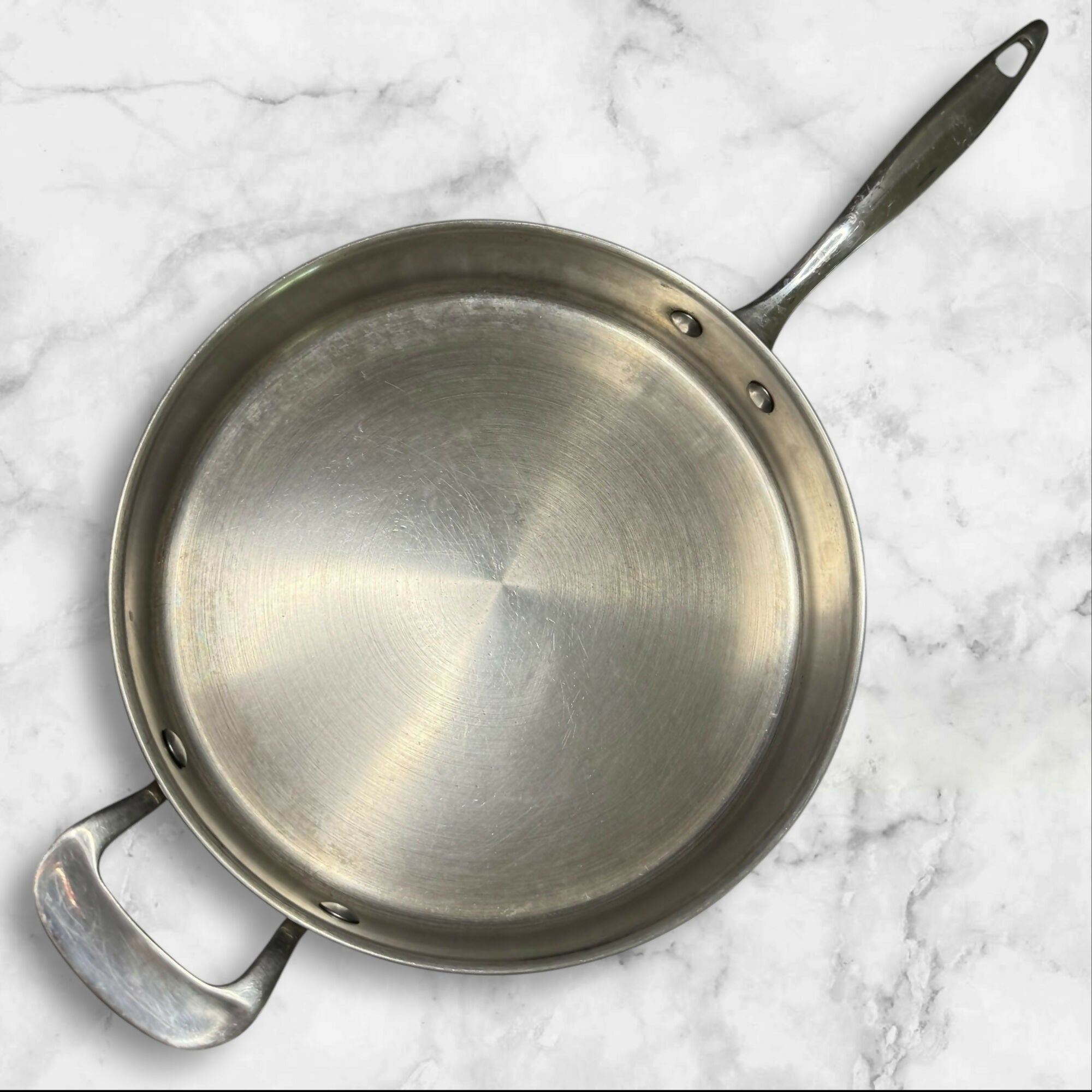 Revere Copper Clad Stainless Steel Sauté Pan | 12 Inch | Good Used Condition