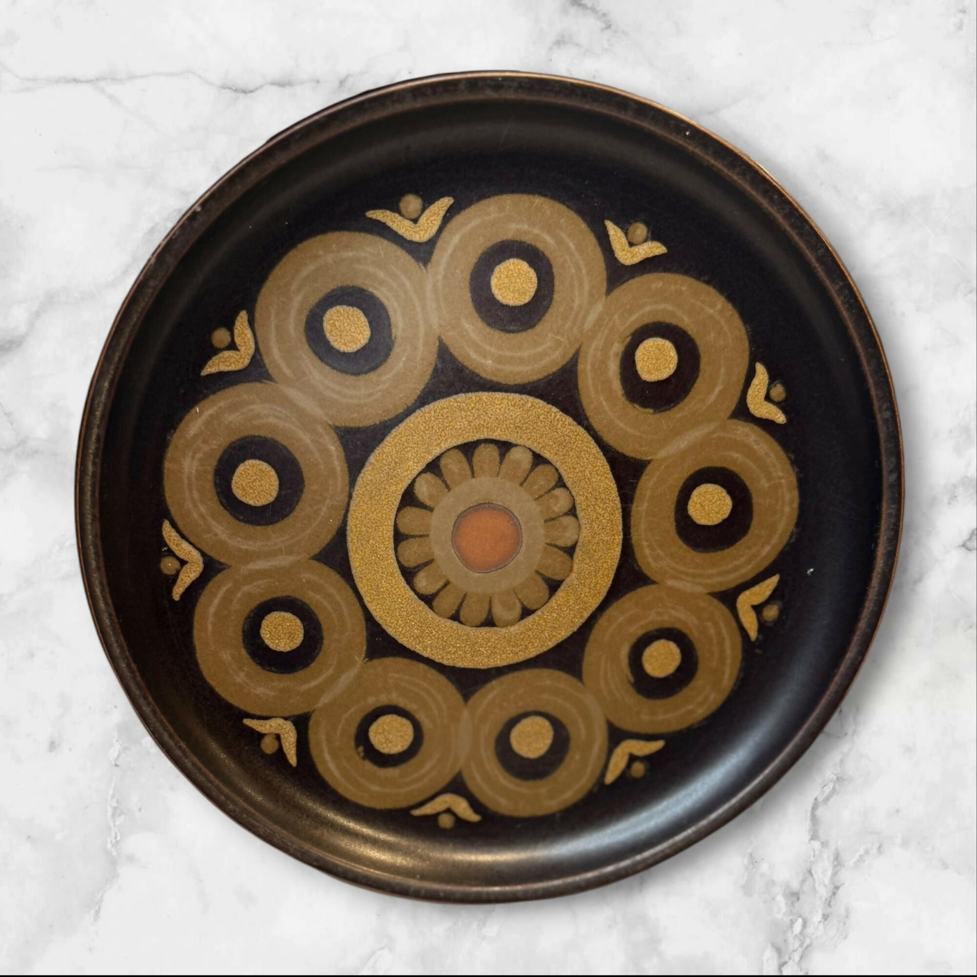 Denby Langley Samarkand Brown Dinner Plates | Set of 6 | Great Condition