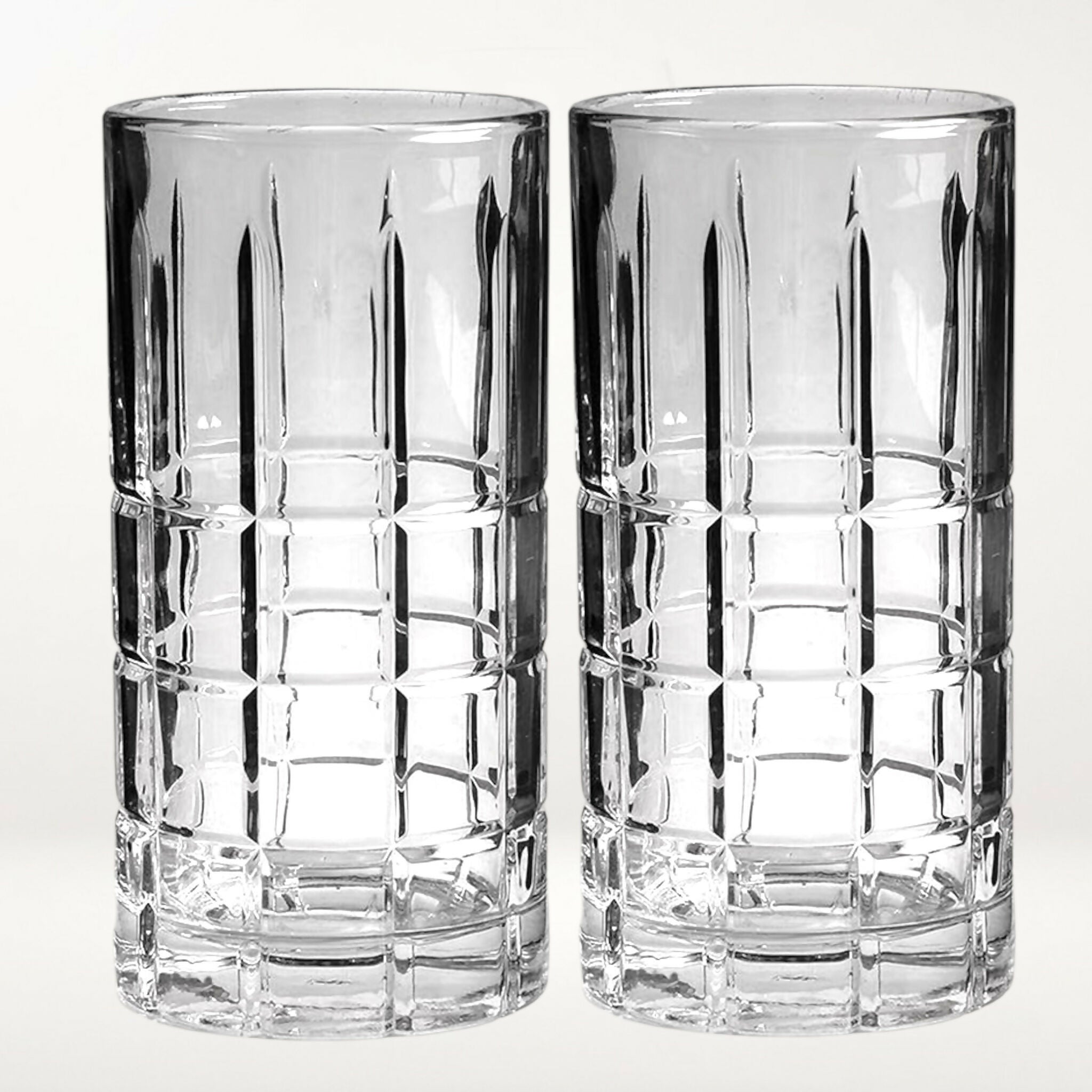 Anchor Hocking Tartan Manchester Iced Tea Glasses | Set of 3 | Excellent Condition