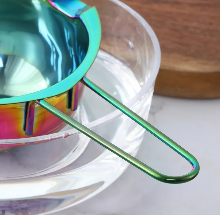Anygleam Melting Pot 1Pc Rainbow no.0 Chocolate Melt Cookware Kitchen Heating Container Milk Bowl Baking Tool Kitchenware