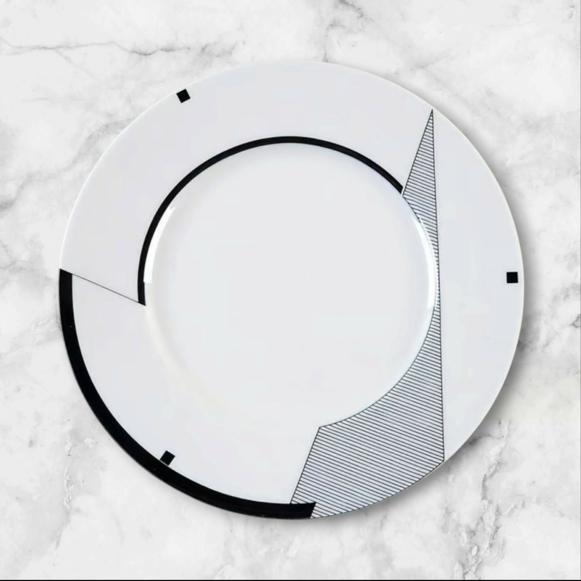 Christopher Stuart Angles Salad Plates Set of 4 Fine China | Excellent Condition