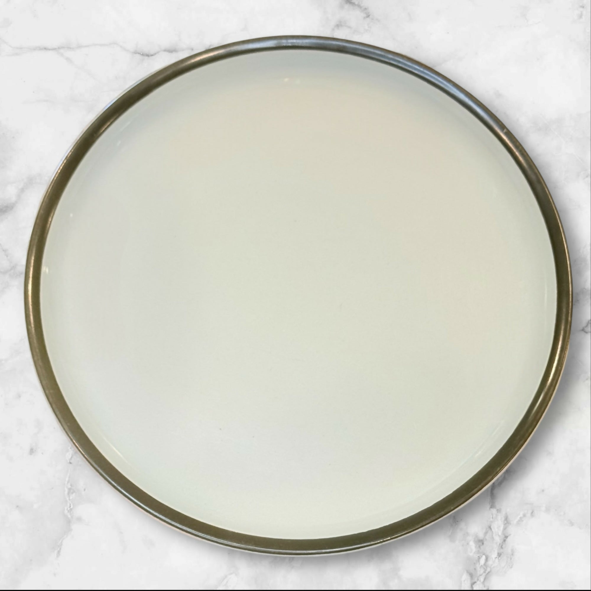Denby Langley Camelot Dark Green Salad Plates | Set of 3 | Excellent