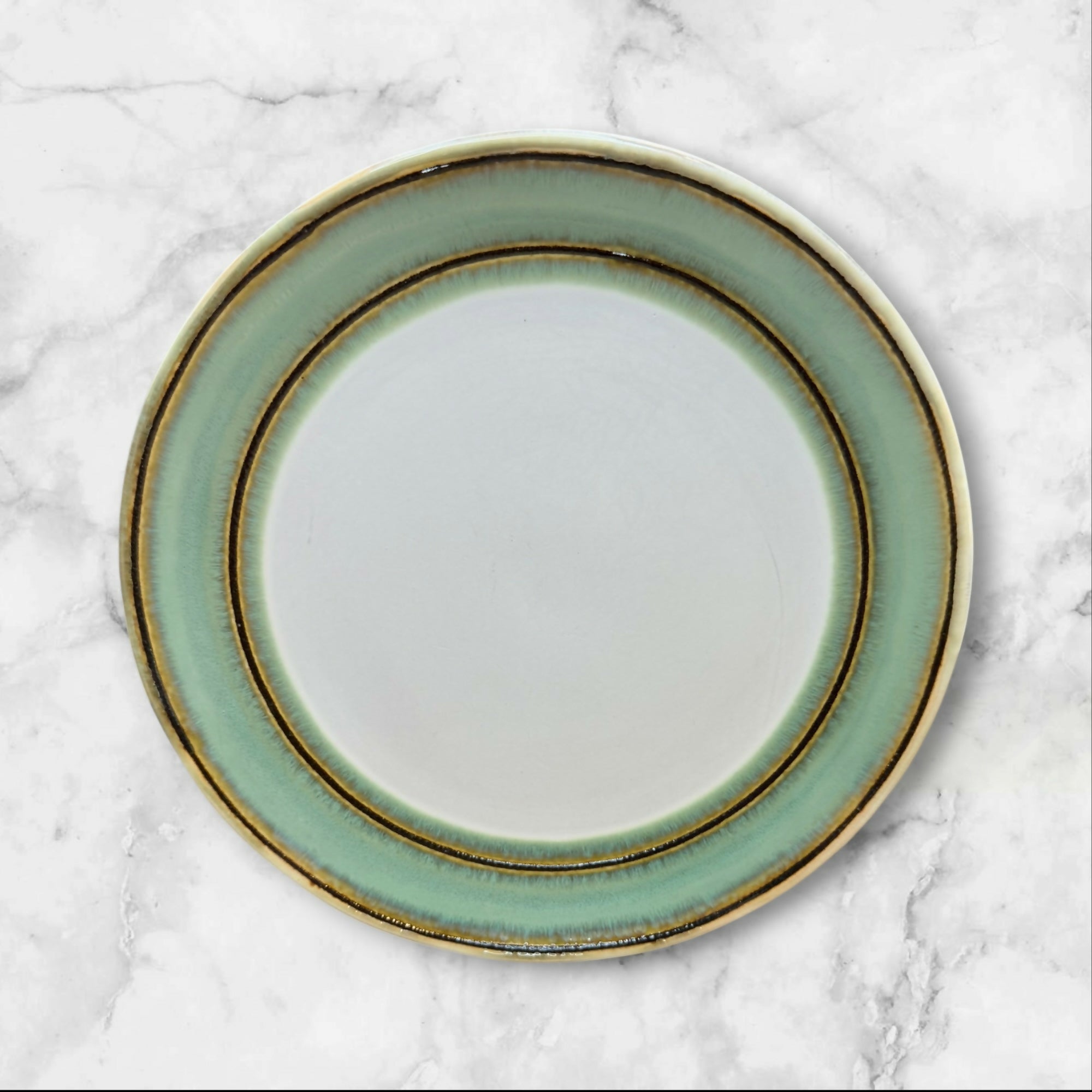 Sango Waves Green Salad Plates Set of 4 | Great Condition